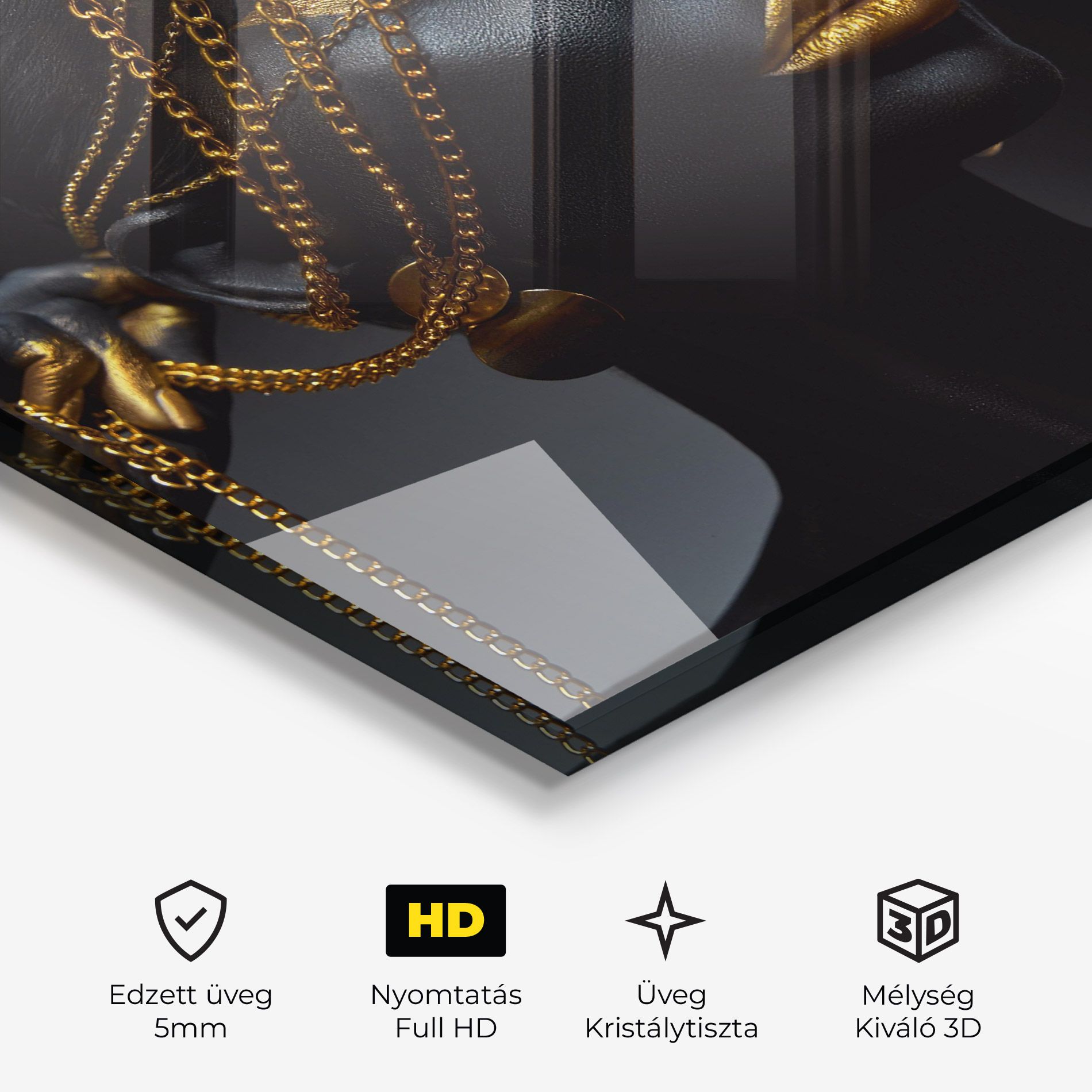 Gold Chain Fingertips mockup 3