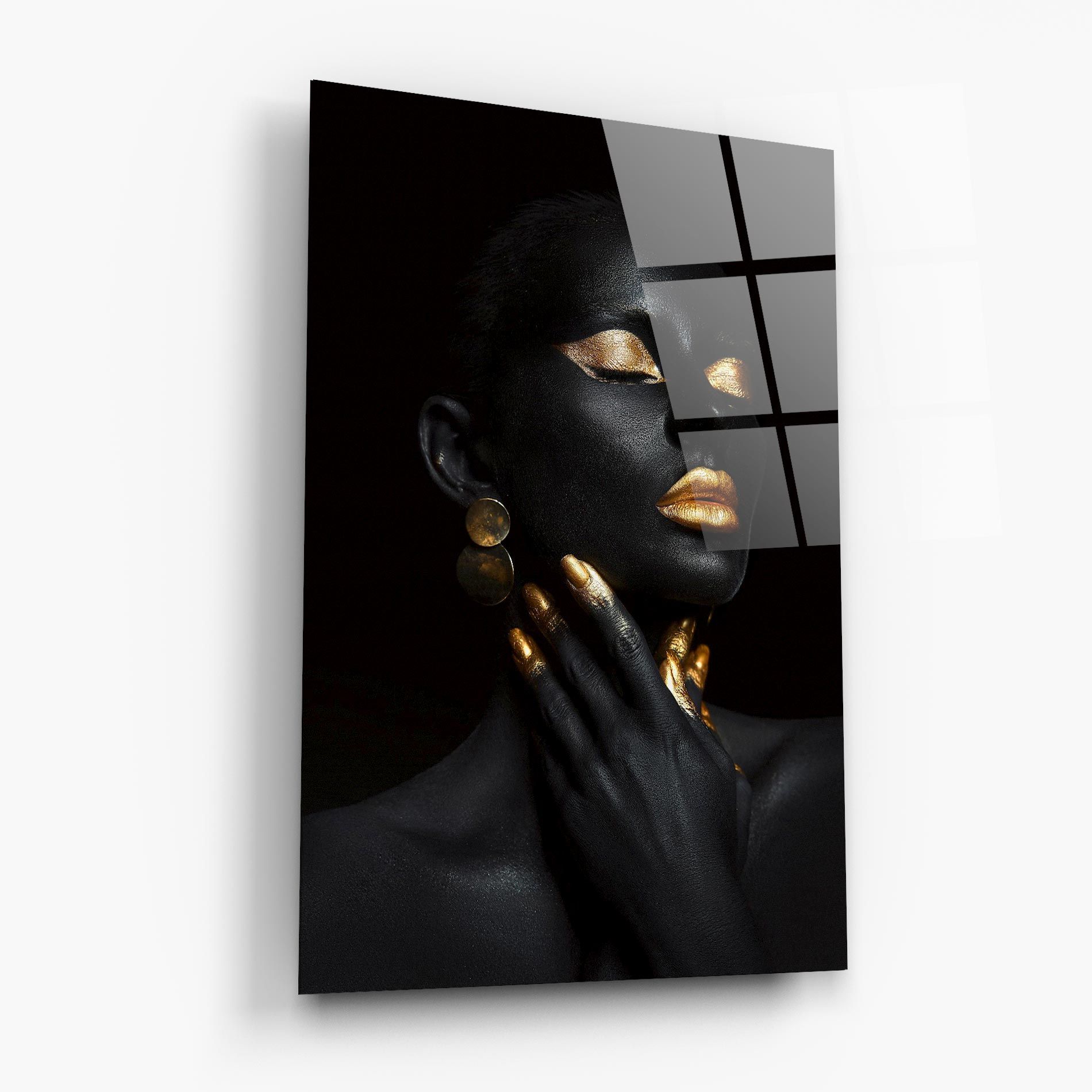 Eyelids Gold Makeup mockup 6