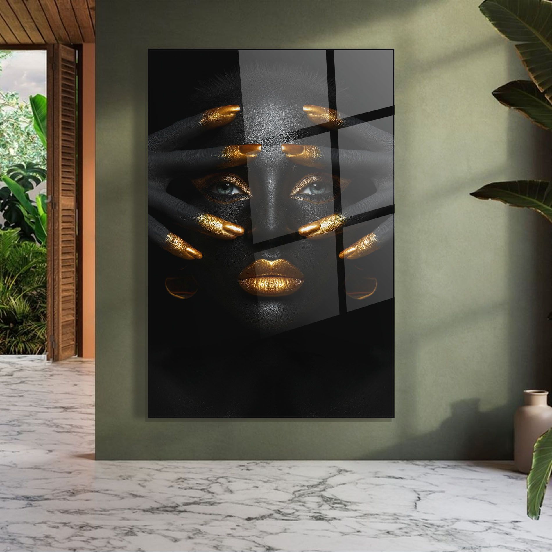 Gold Fingertips Art mockup 7