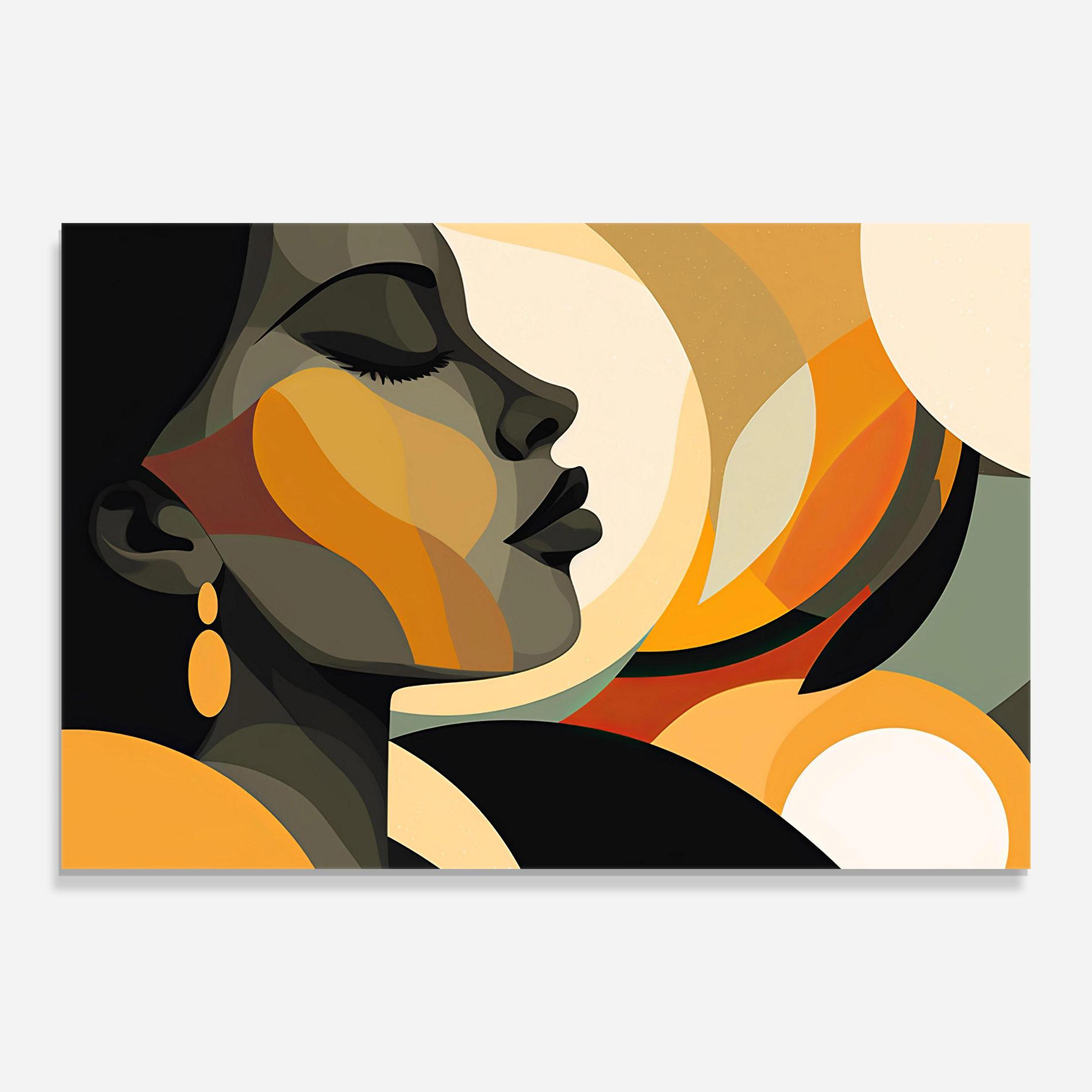 Üvegkép Dreamy Graphic Girl mockup 0