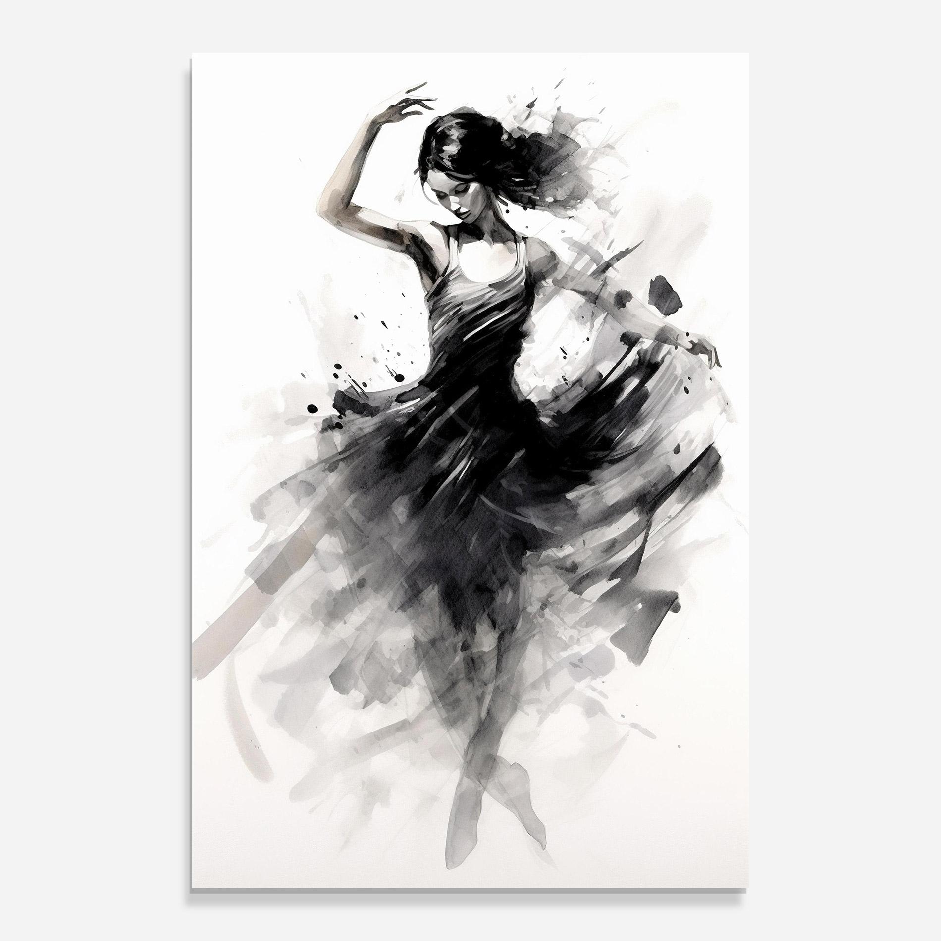 Üvegkép Dancing Woman mockup 0