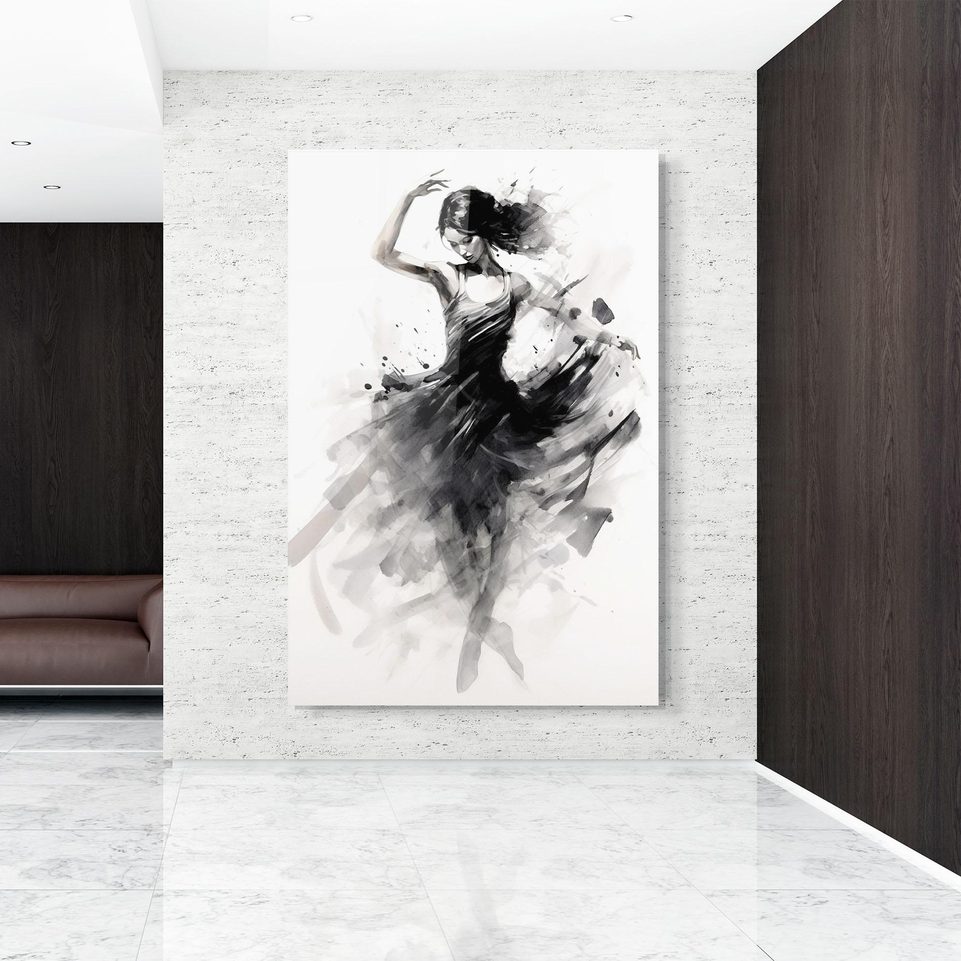 Üvegkép Dancing Woman mockup 9