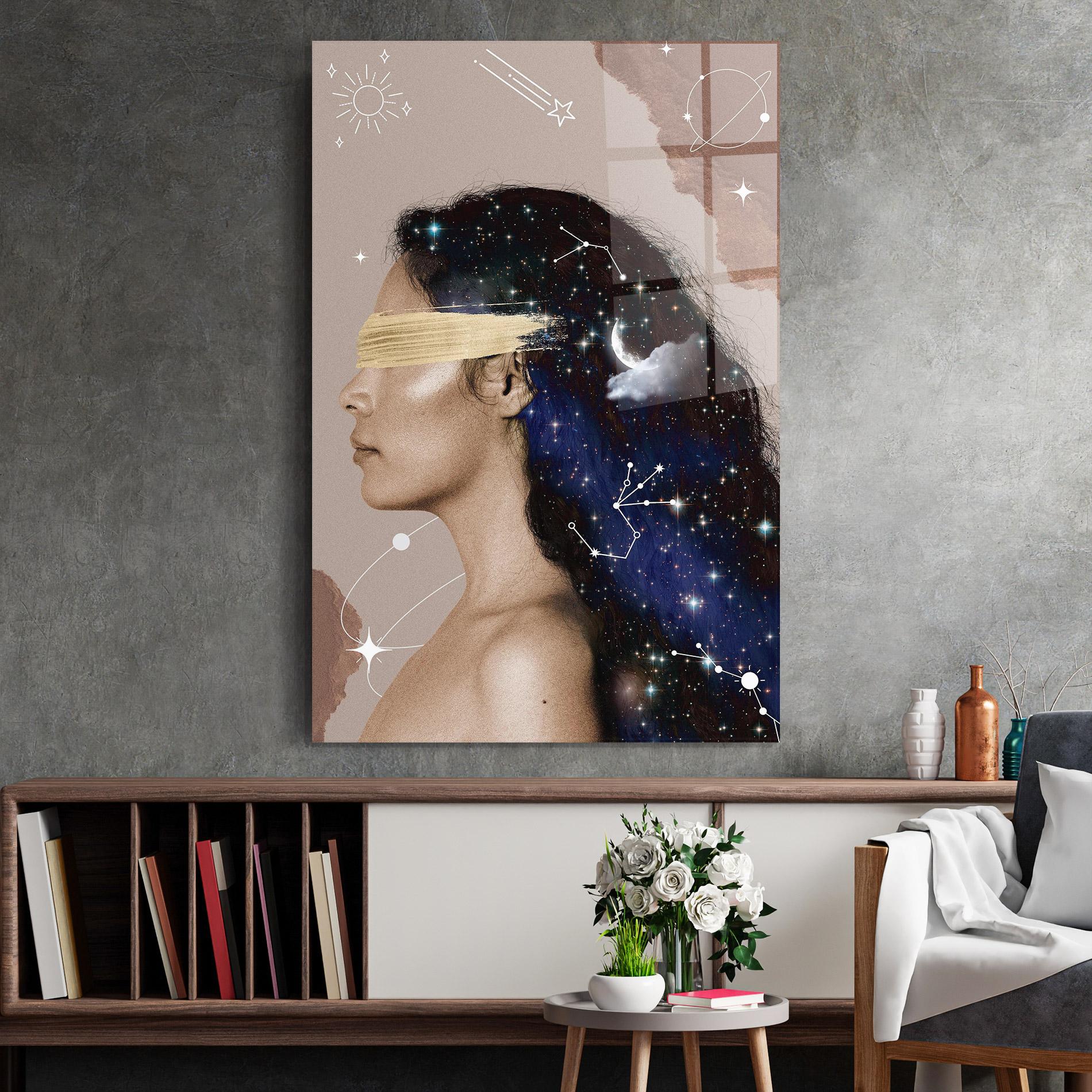 Üvegkép Galaxy Hair mockup 2