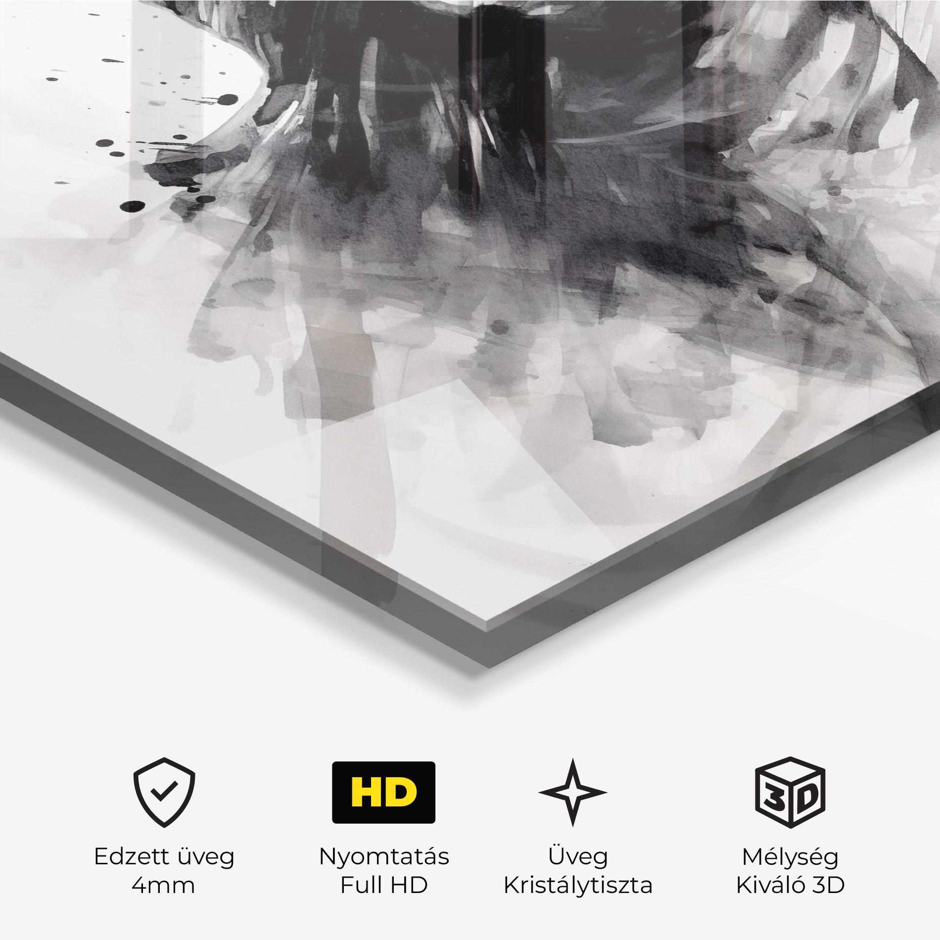 Üvegkép Dancing Woman mockup 3