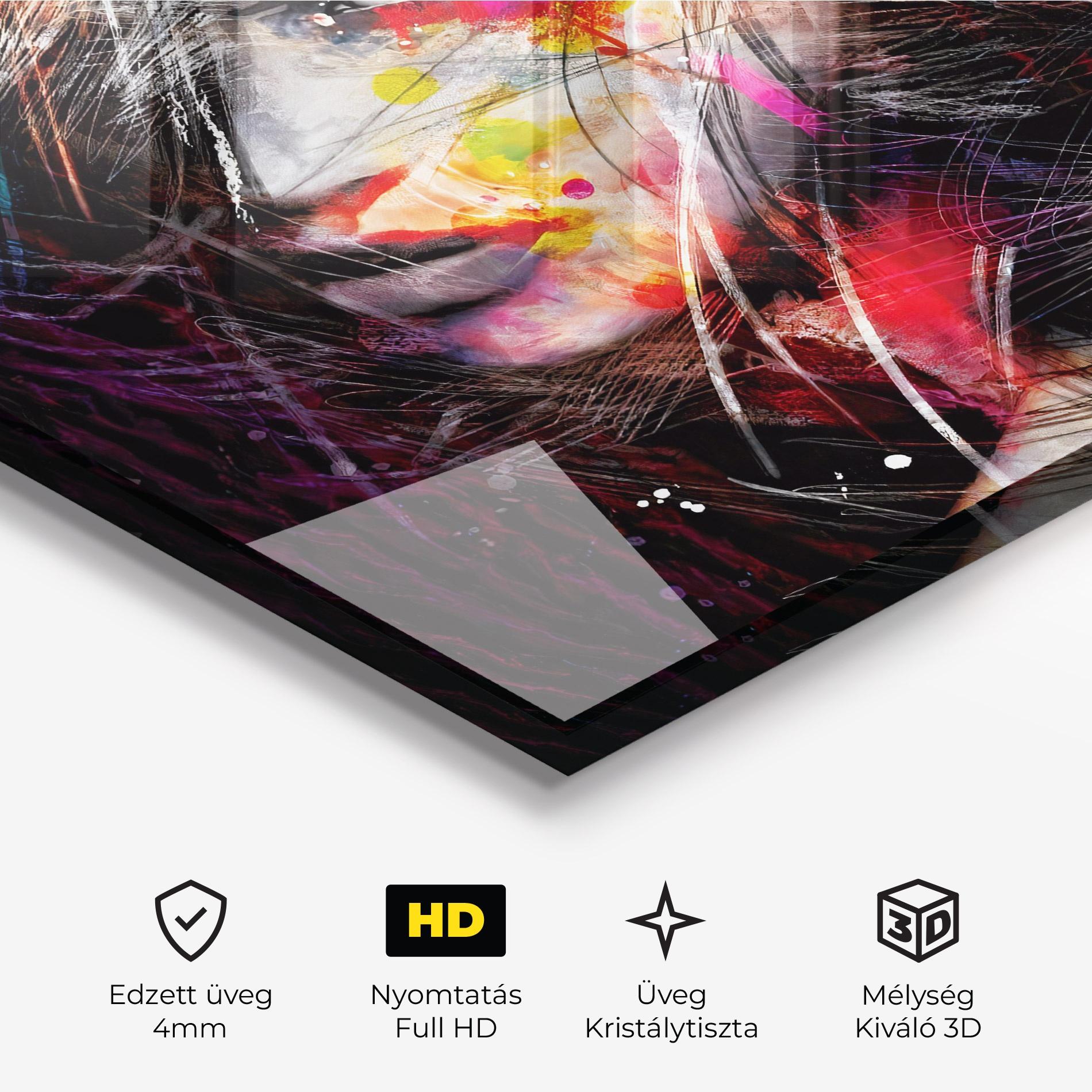 Üvegkép Strong Minded mockup 3