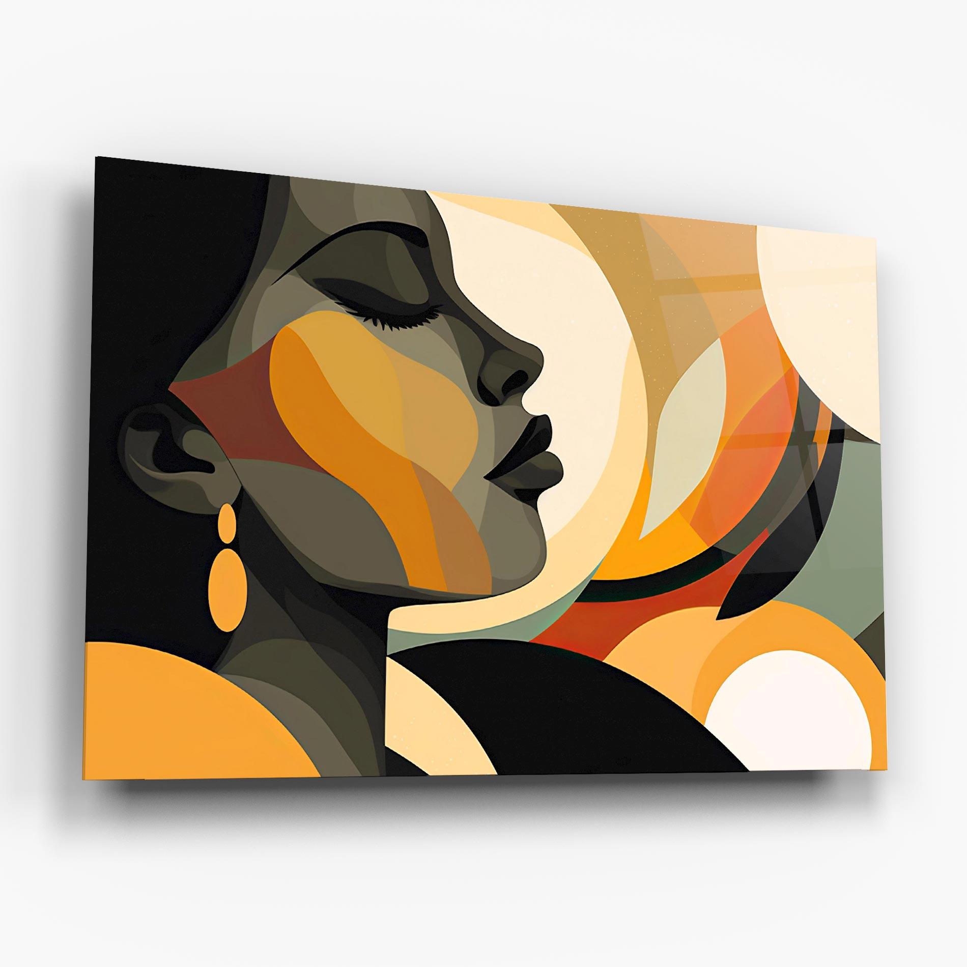 Üvegkép Dreamy Graphic Girl mockup 6