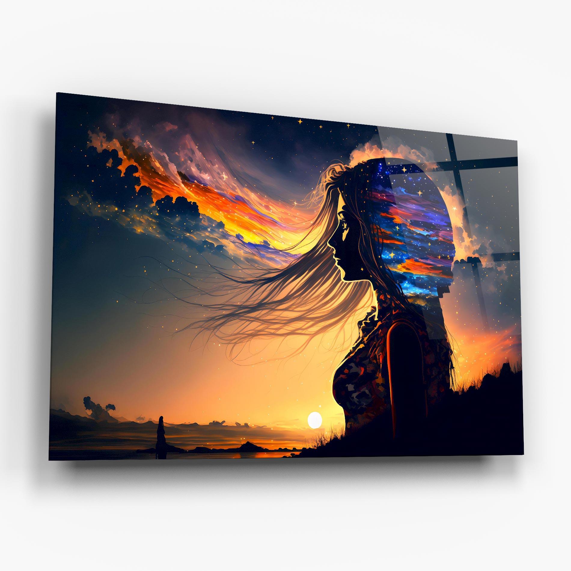 Üvegkép Woman Fairytale mockup 6