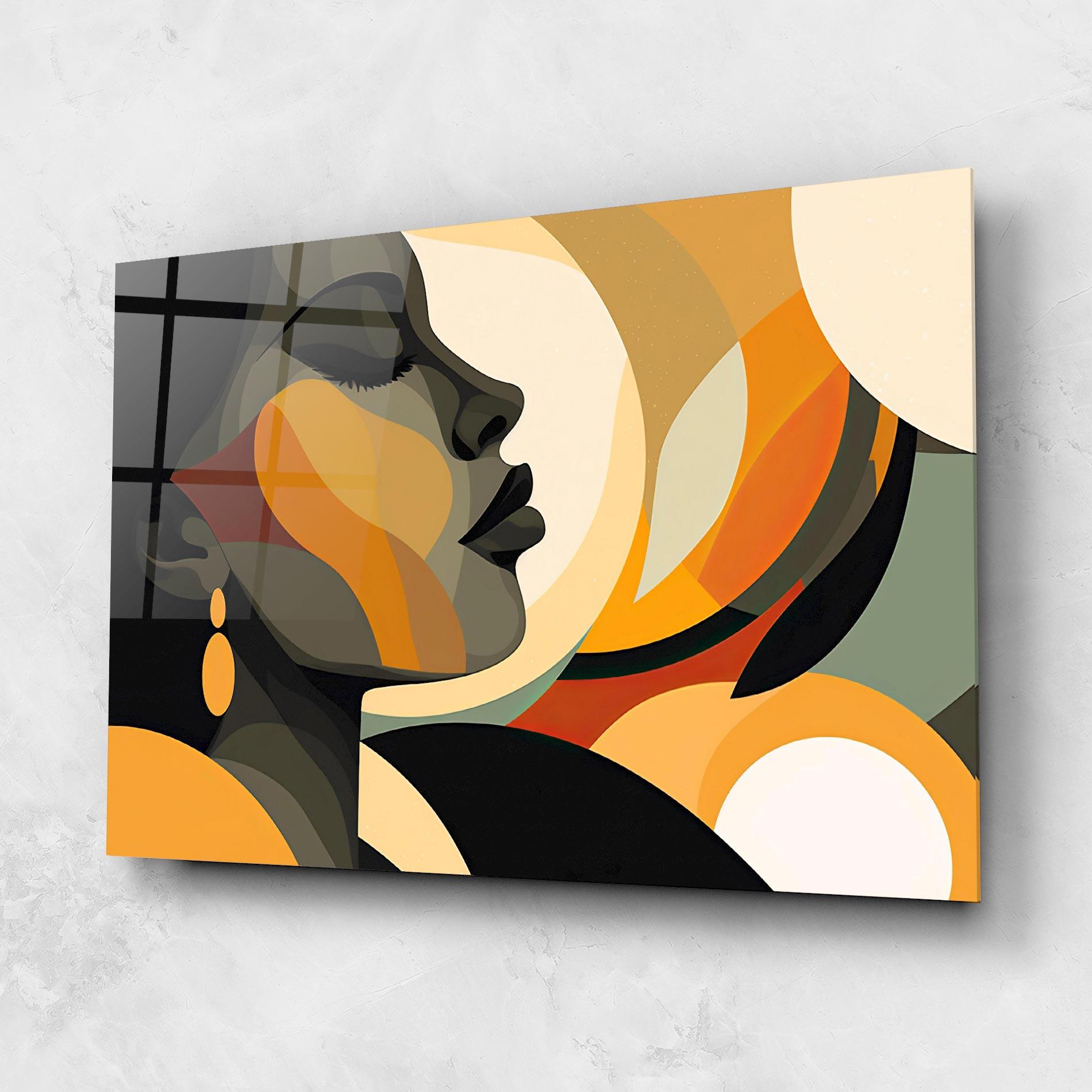 Üvegkép Dreamy Graphic Girl mockup 1