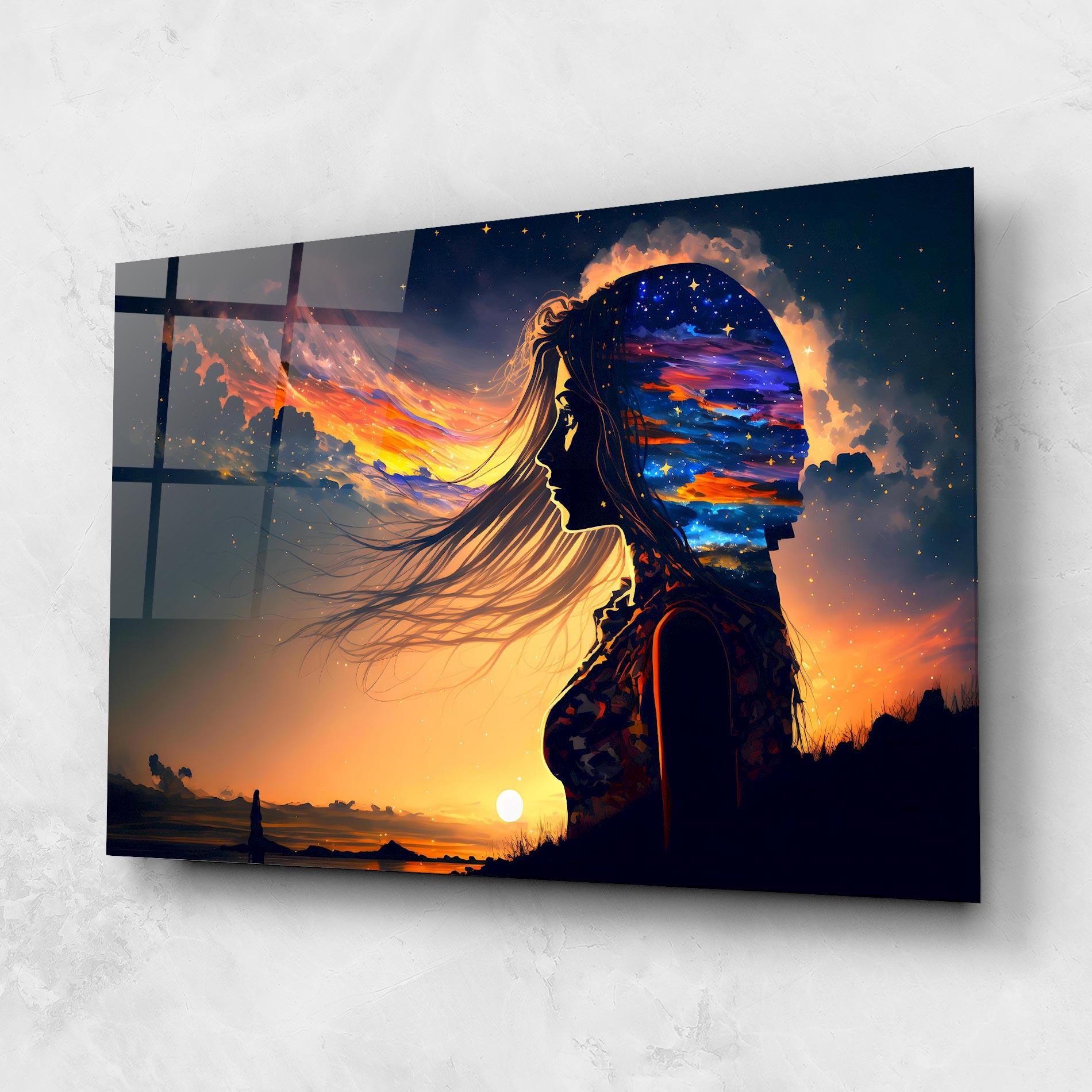 Üvegkép Woman Fairytale mockup 1