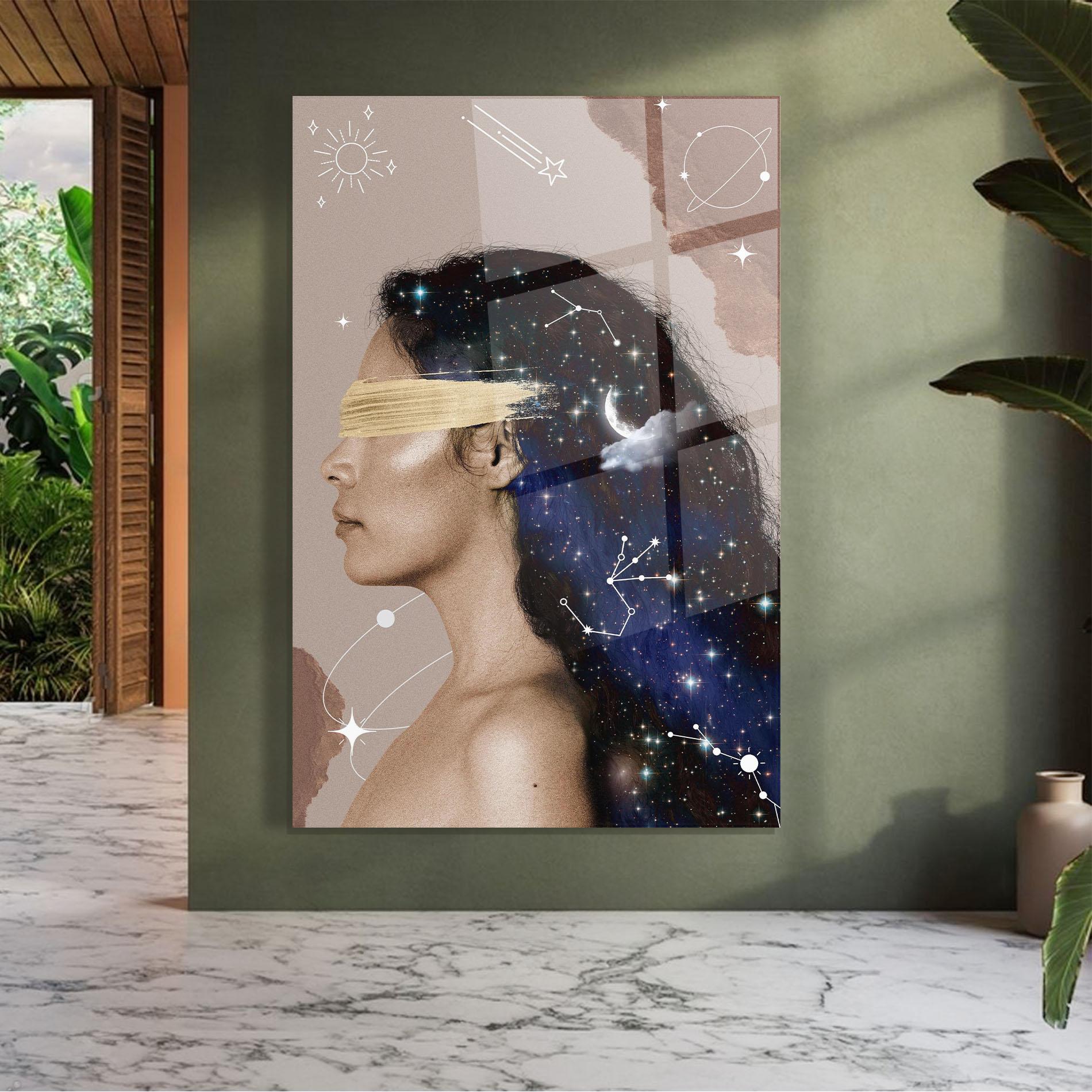 Üvegkép Galaxy Hair mockup 7