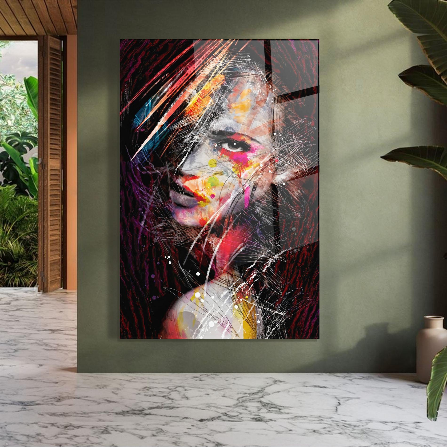 Üvegkép Strong Minded mockup 7