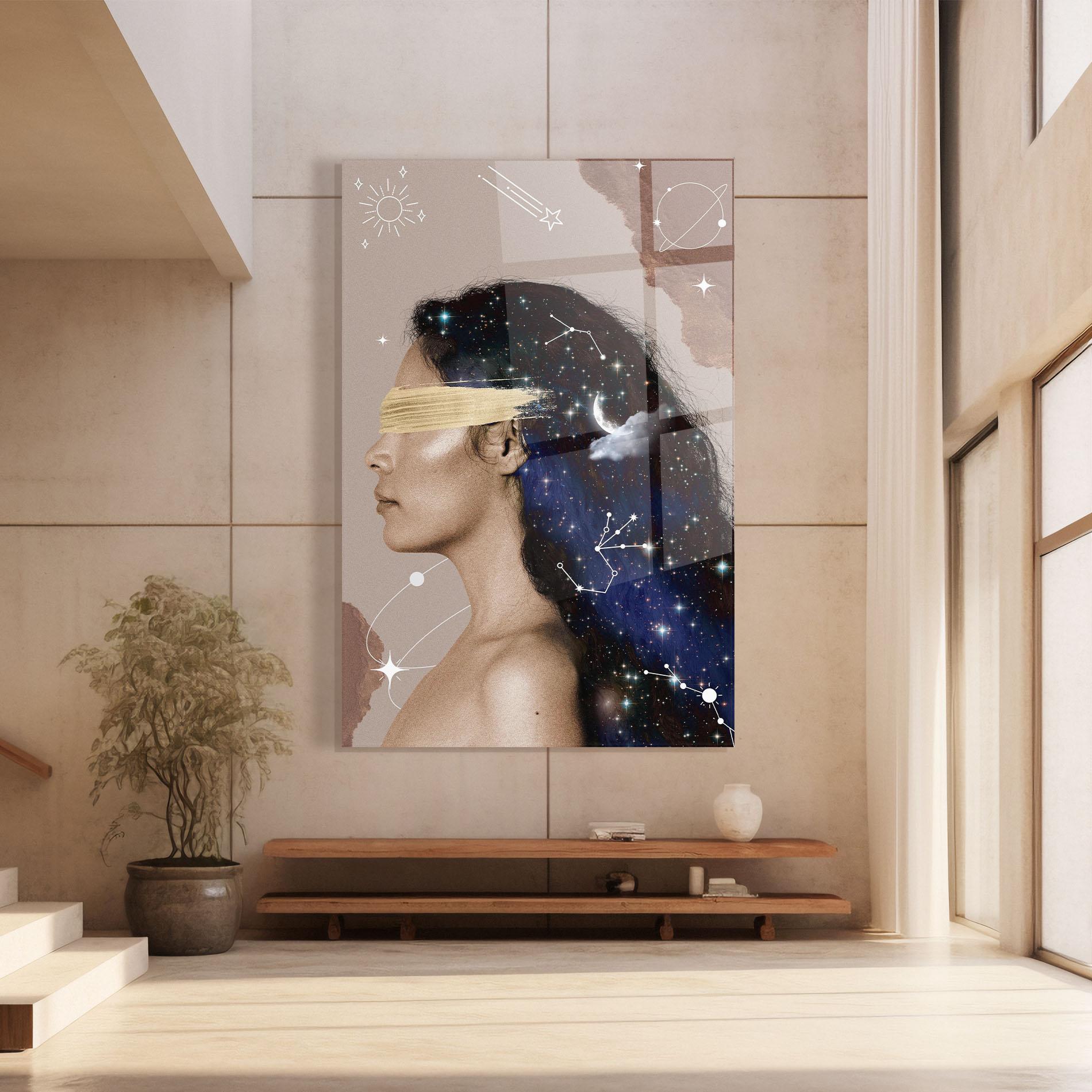 Üvegkép Galaxy Hair mockup 8