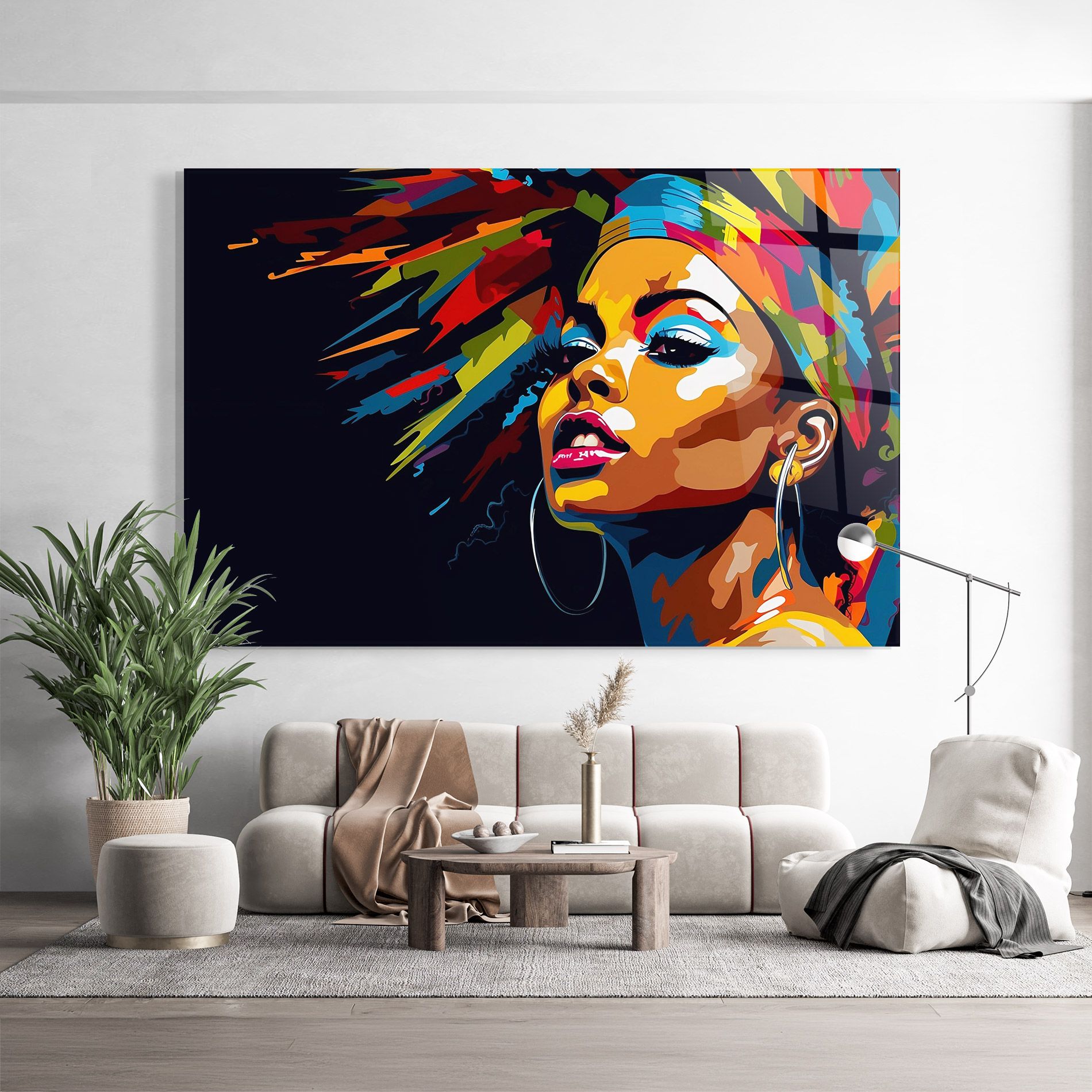 African Woman Portrait mockup 9