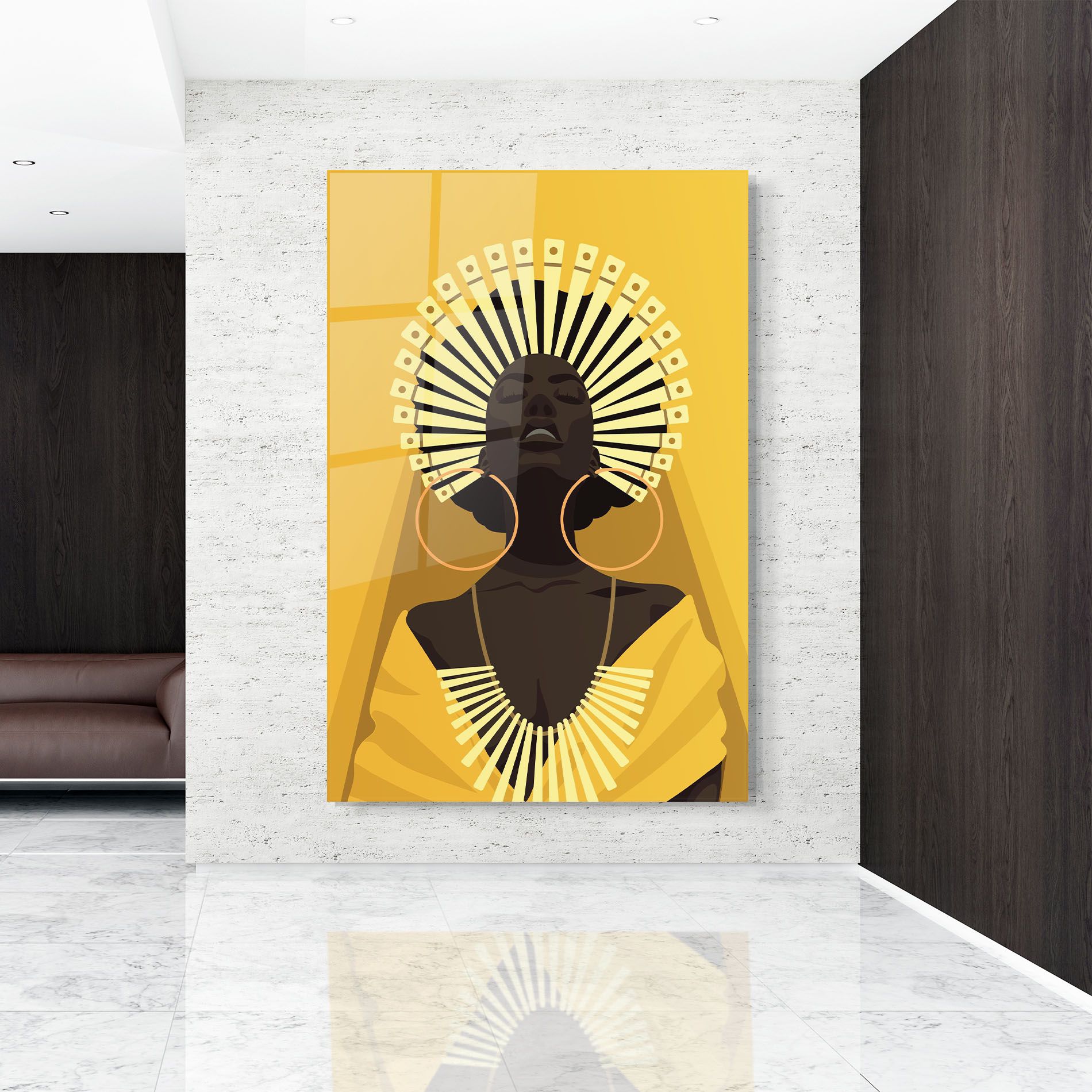 African Pretty Yellow mockup 9