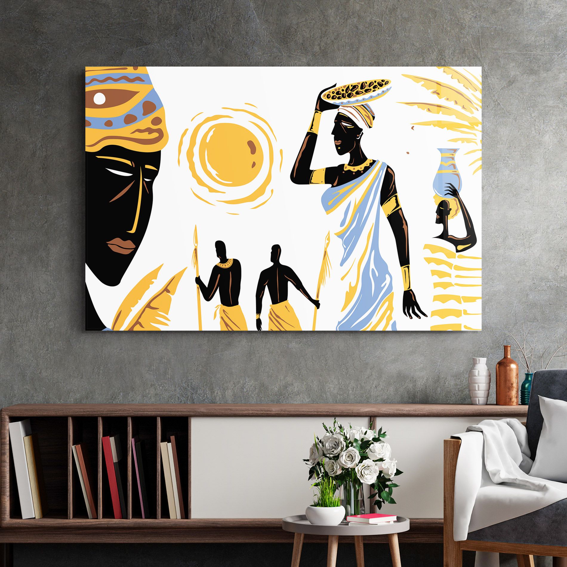 African Drawing mockup 2