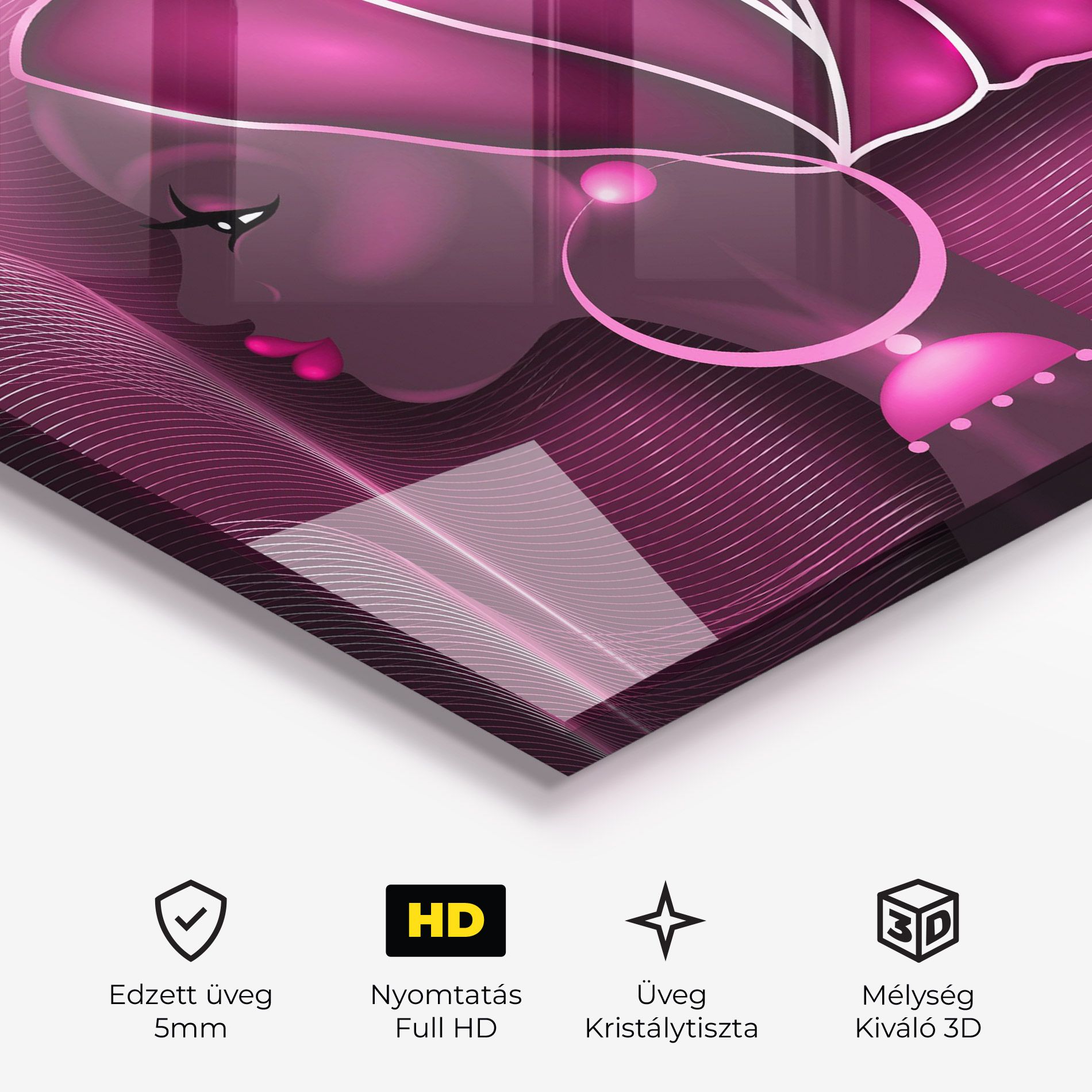 African Pink Woman mockup 3