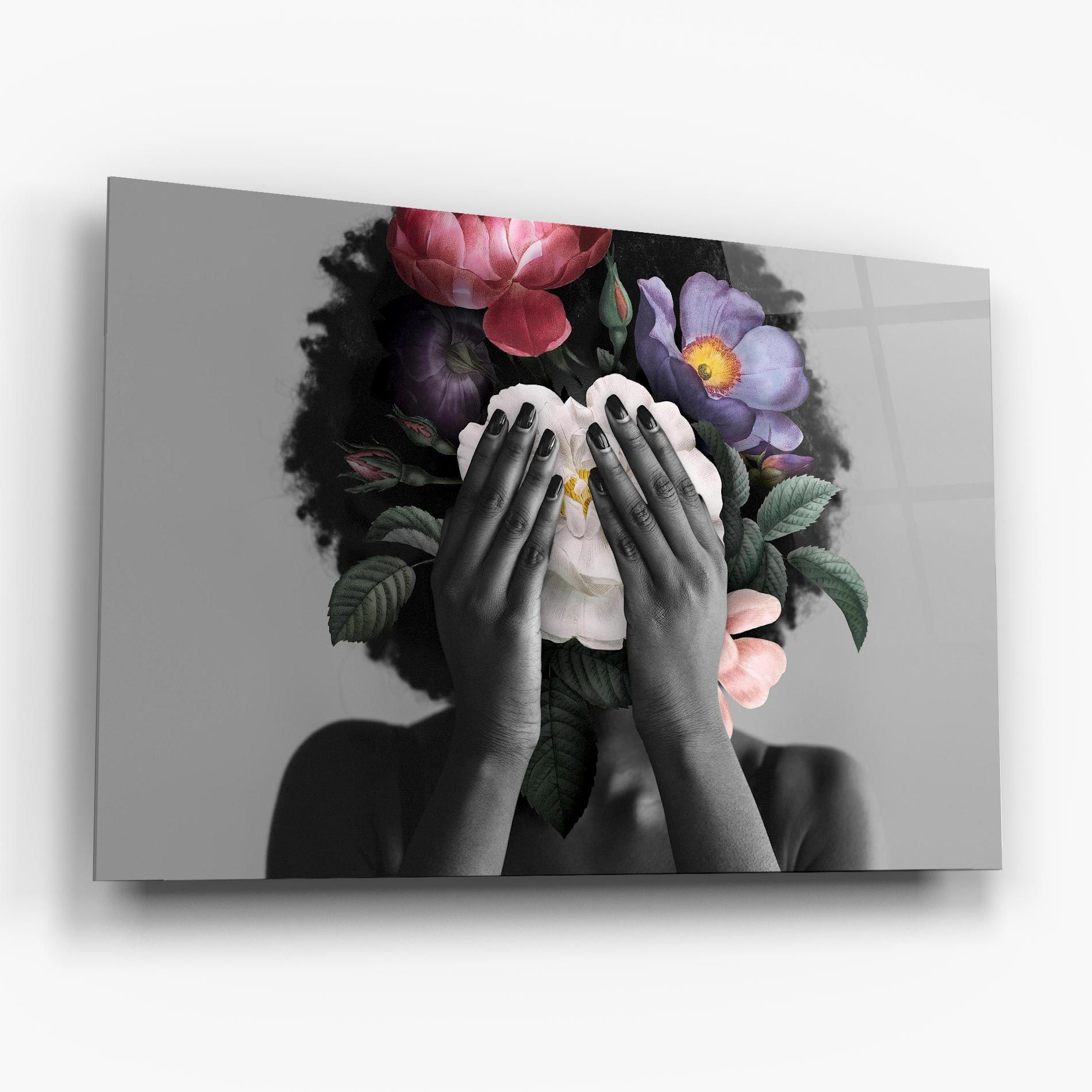 African Flowers Woman mockup 6