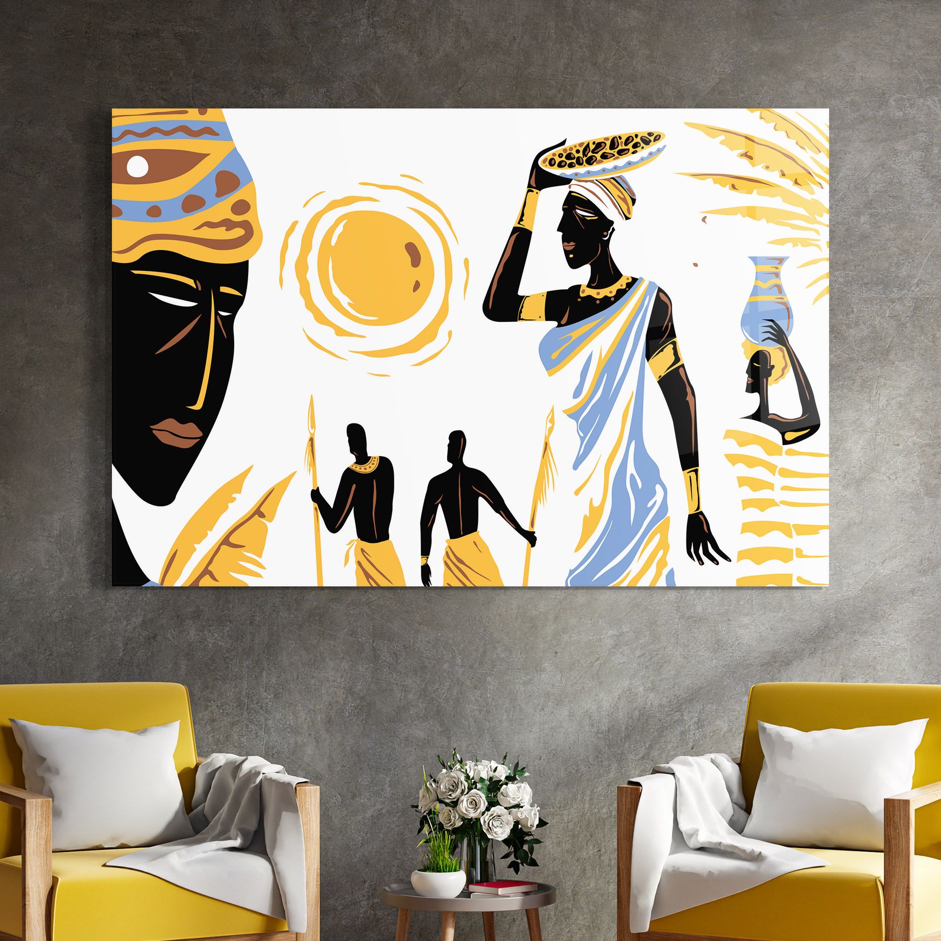 African Drawing mockup 4