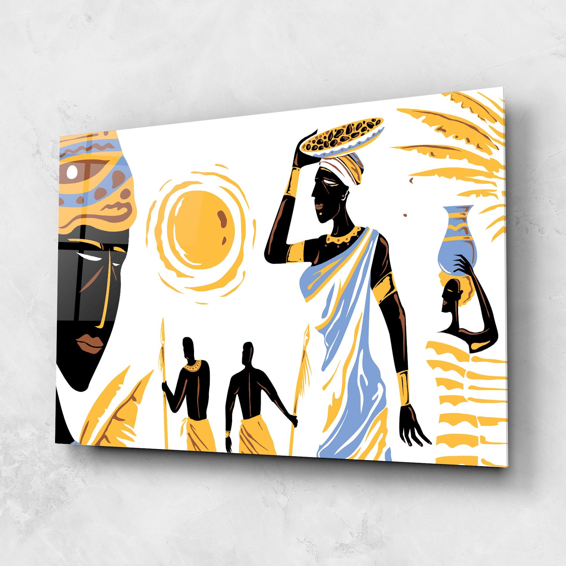 African Drawing mockup 1