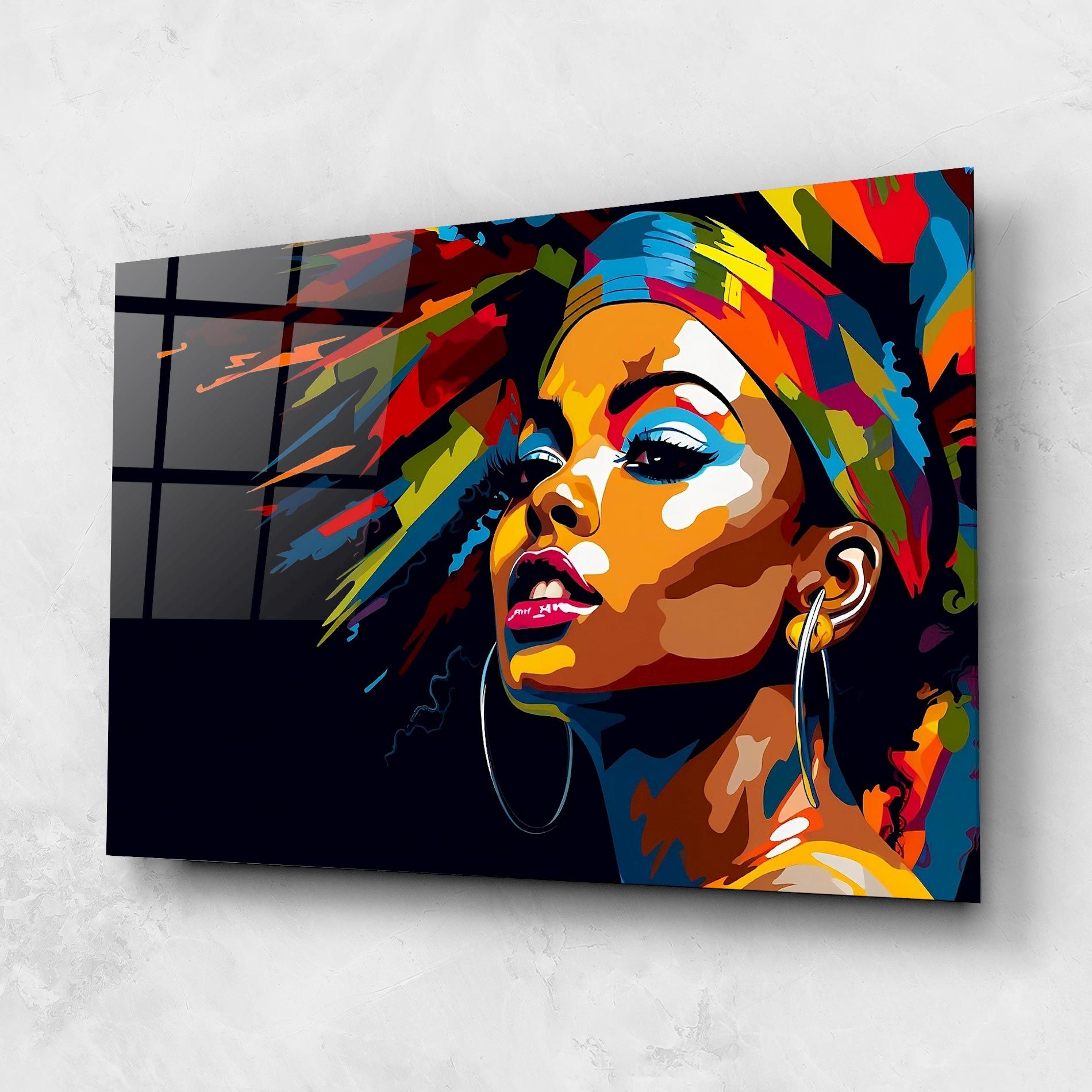 African Woman Portrait mockup 1