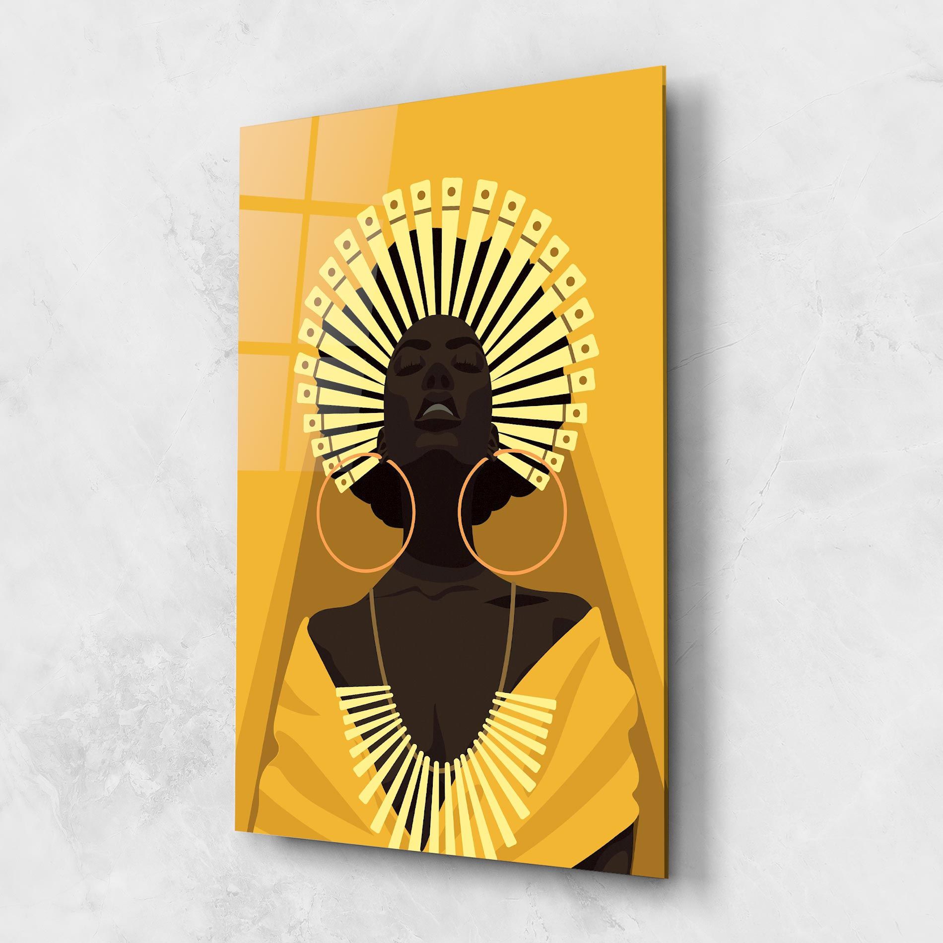 African Pretty Yellow mockup 1