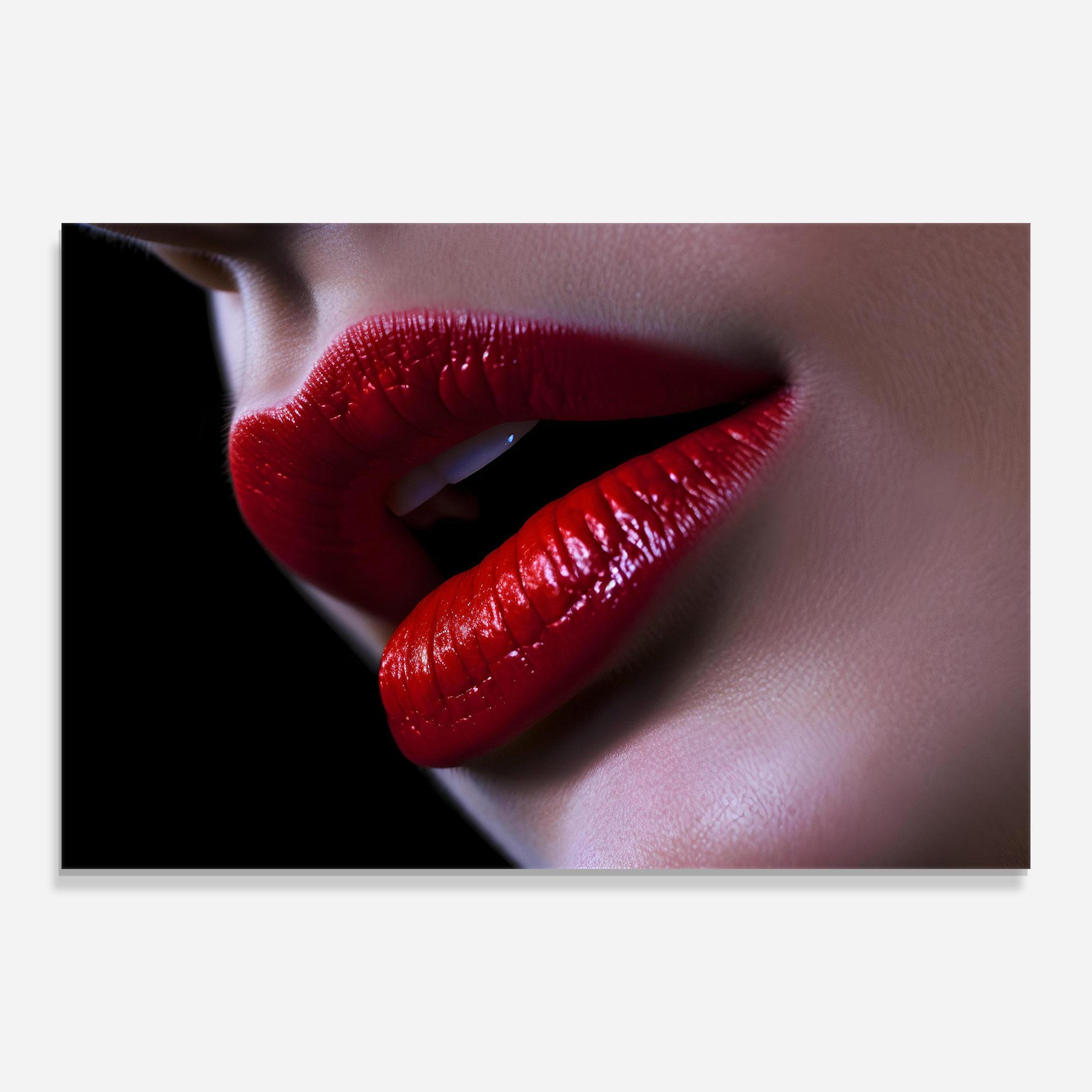 Üvegkép Close Up Woman mockup 0