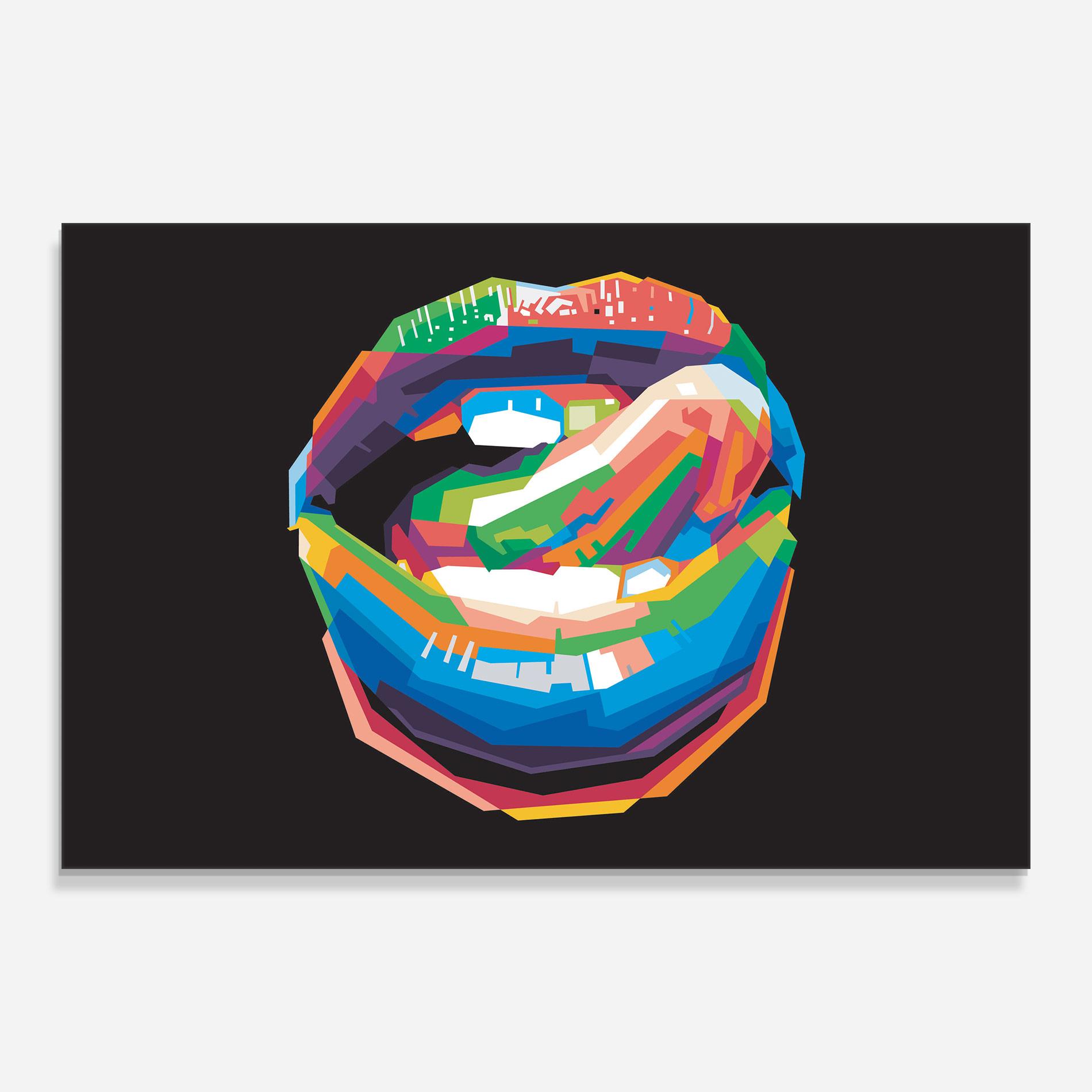 Üvegkép Lips Toungue mockup 0