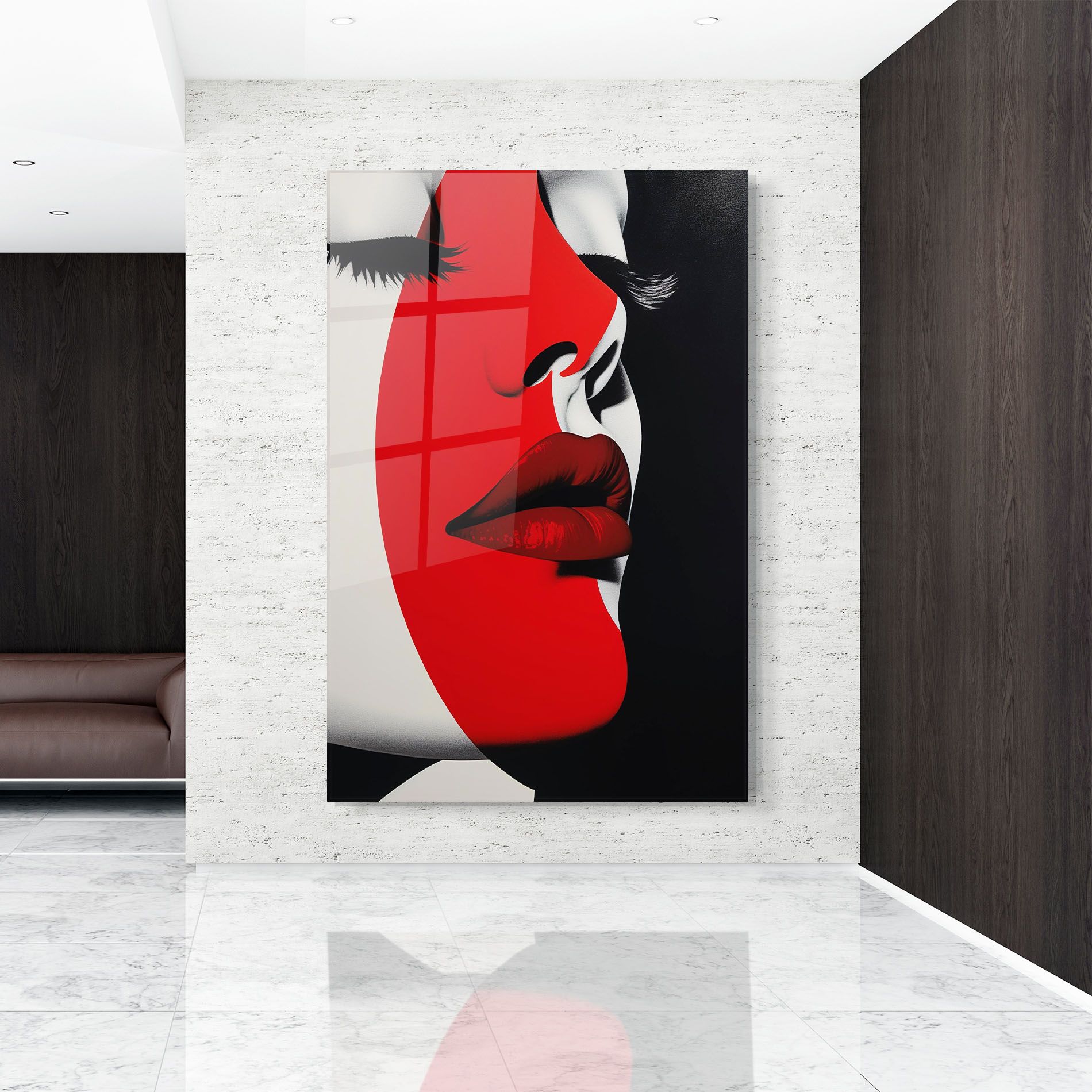 Dark Red Lips mockup 9