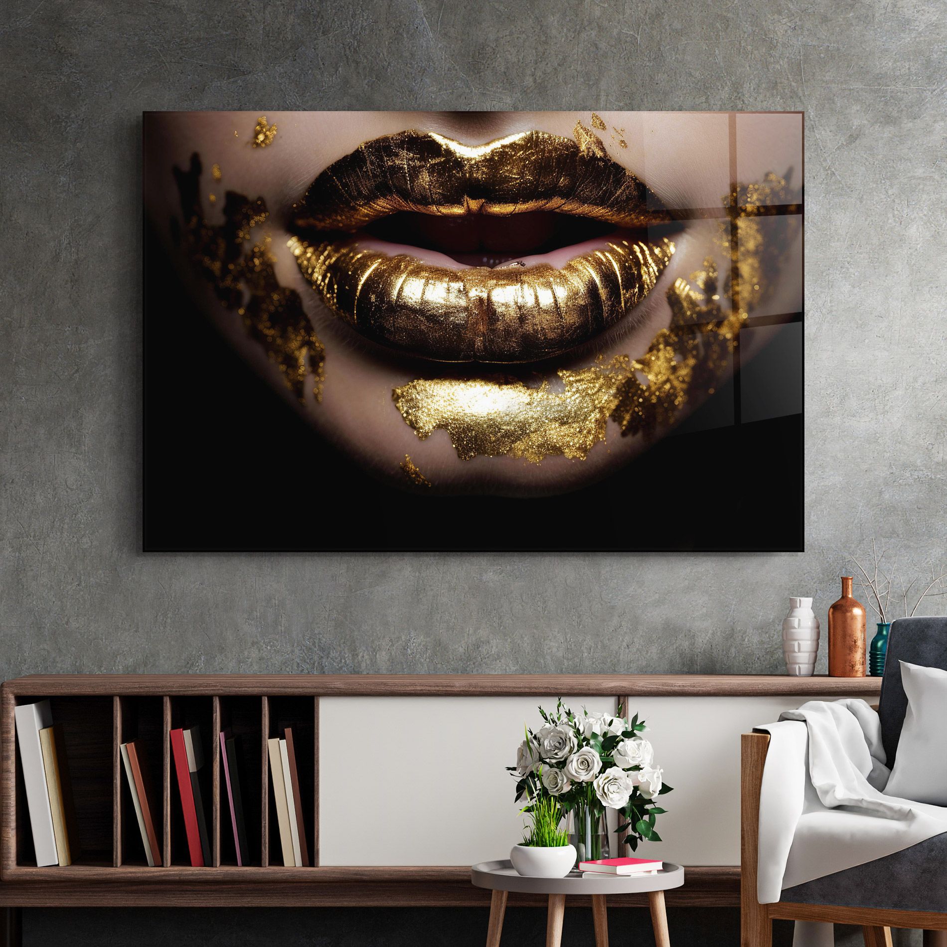 Open Golden Lips mockup 2