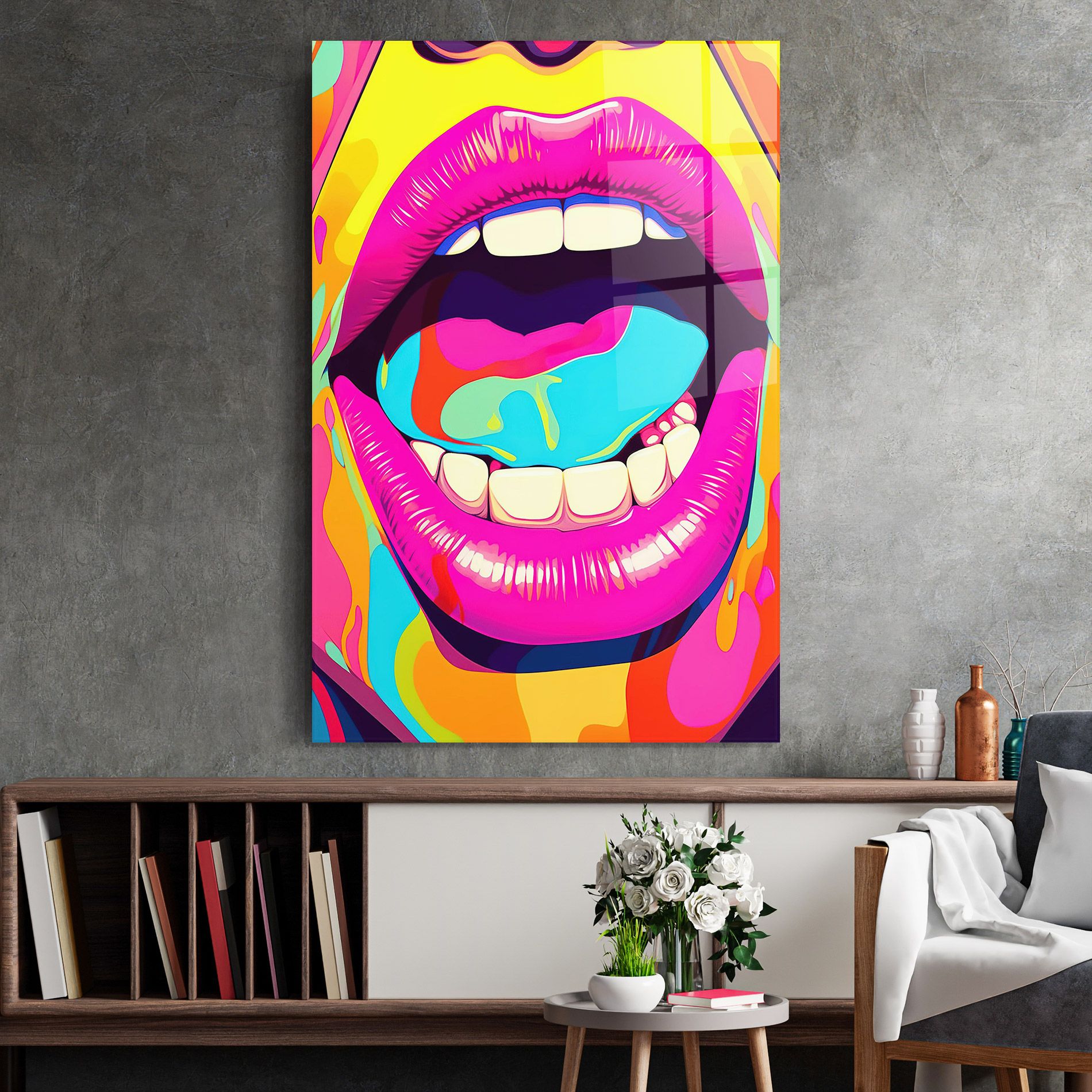 Pop Art Mouth mockup 2