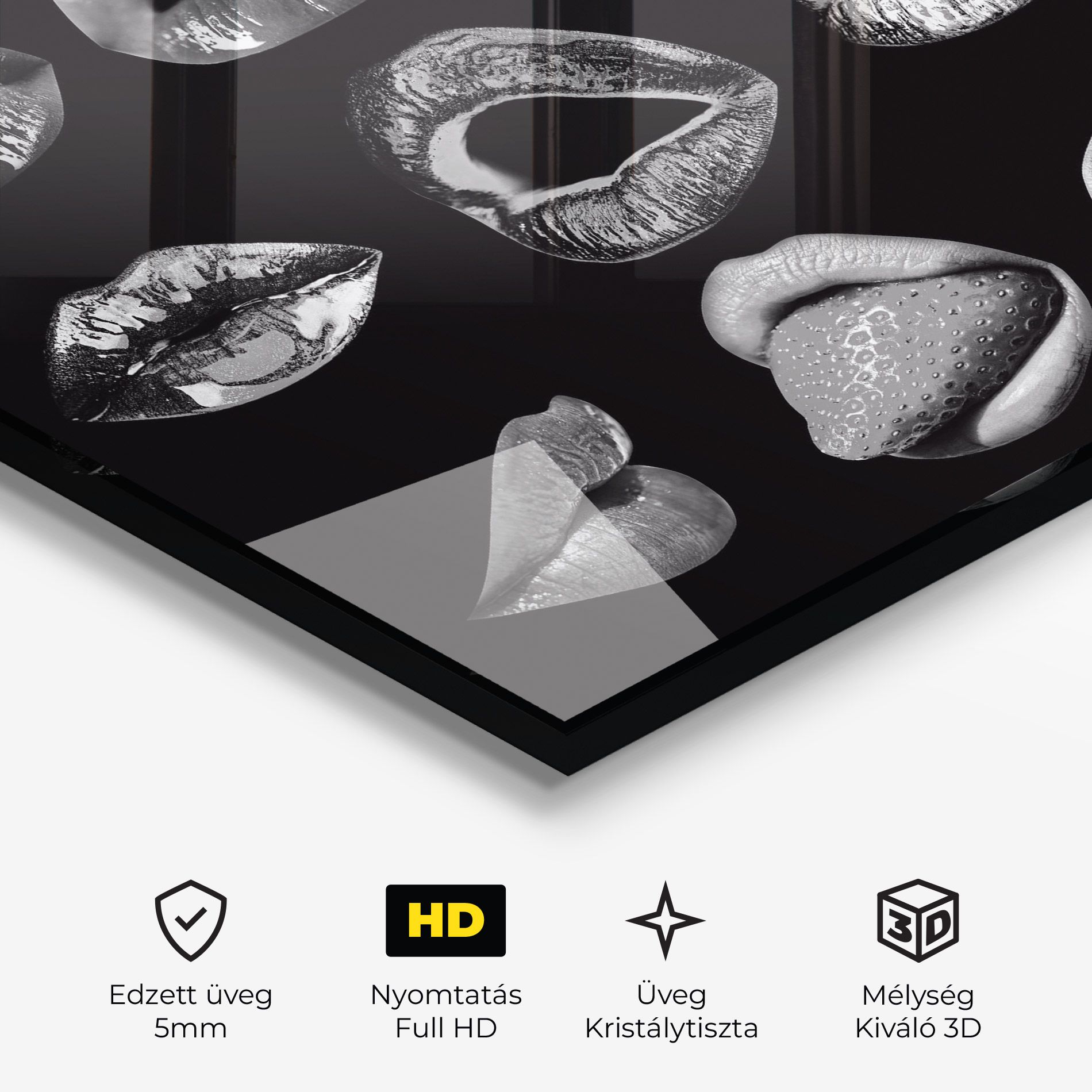 Grey Lips Collage mockup 3