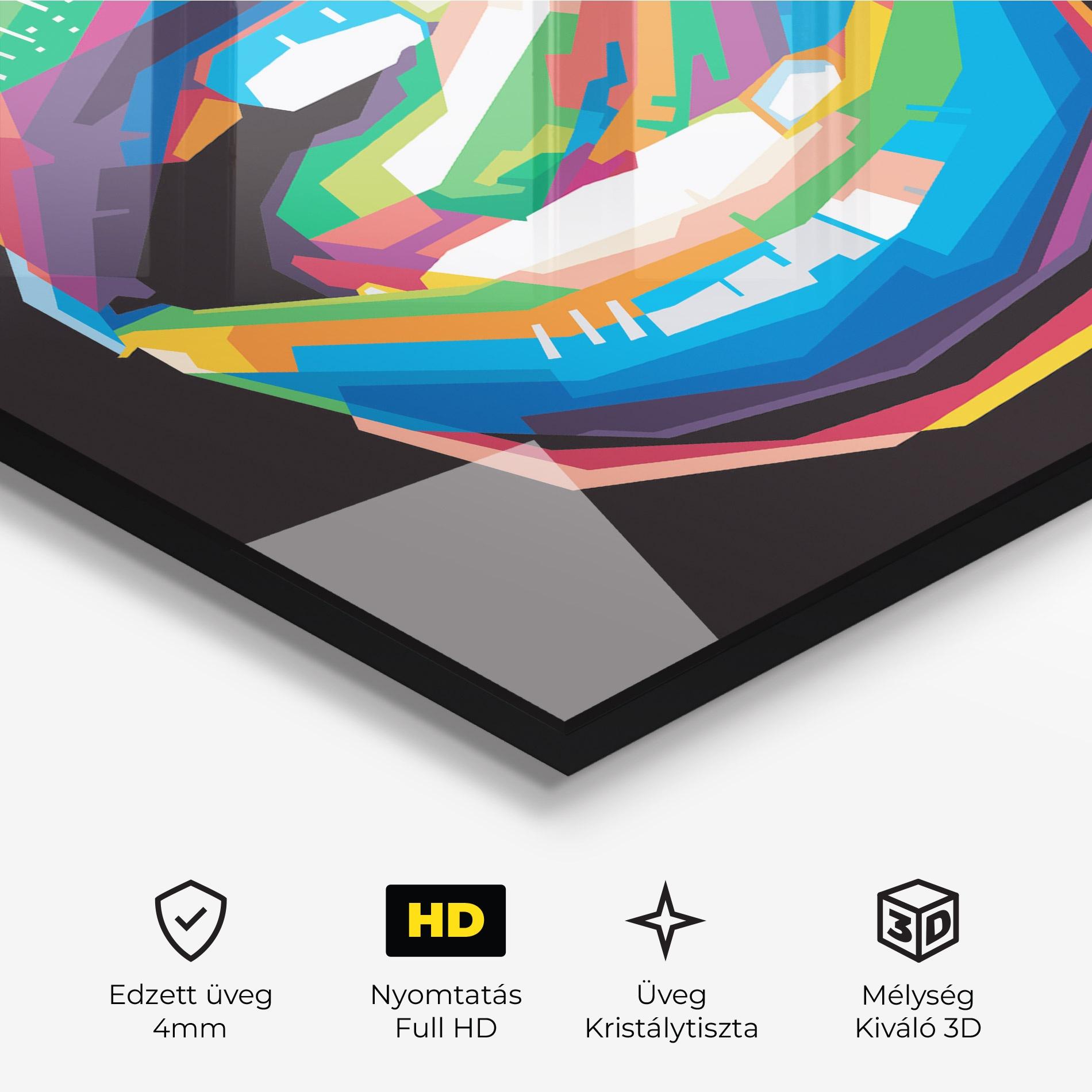 Üvegkép Lips Toungue mockup 3