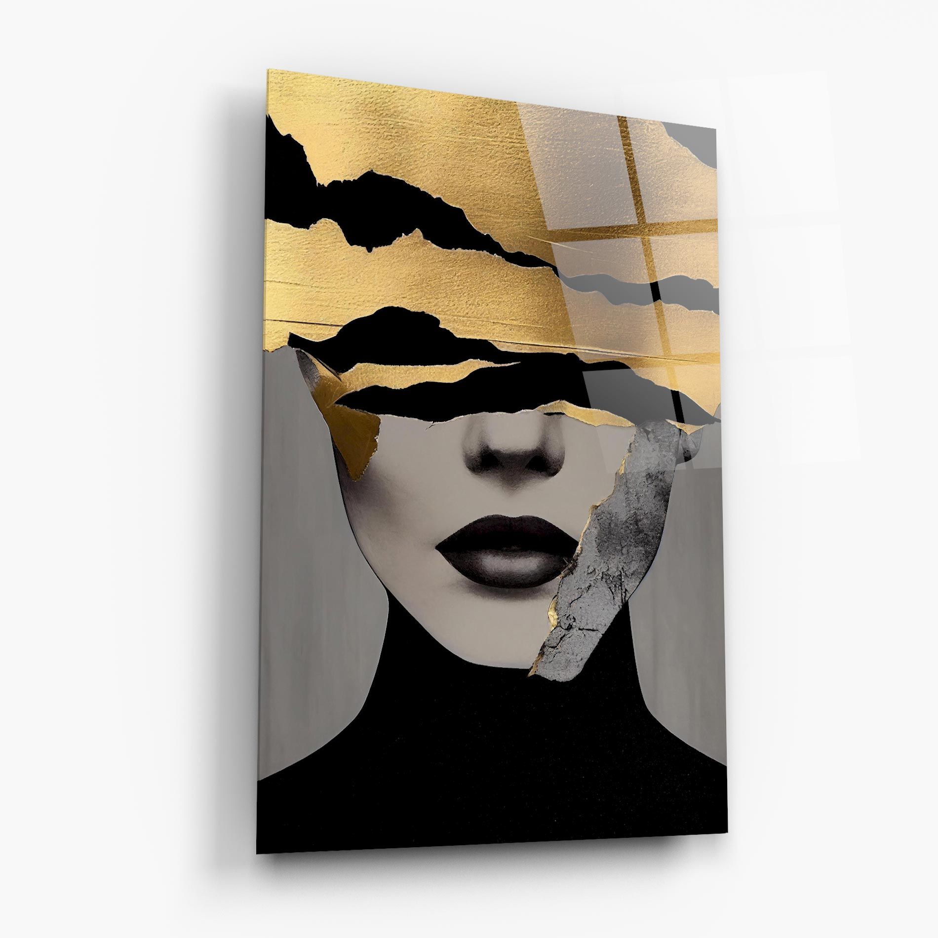 Grey Gold Lips mockup 6
