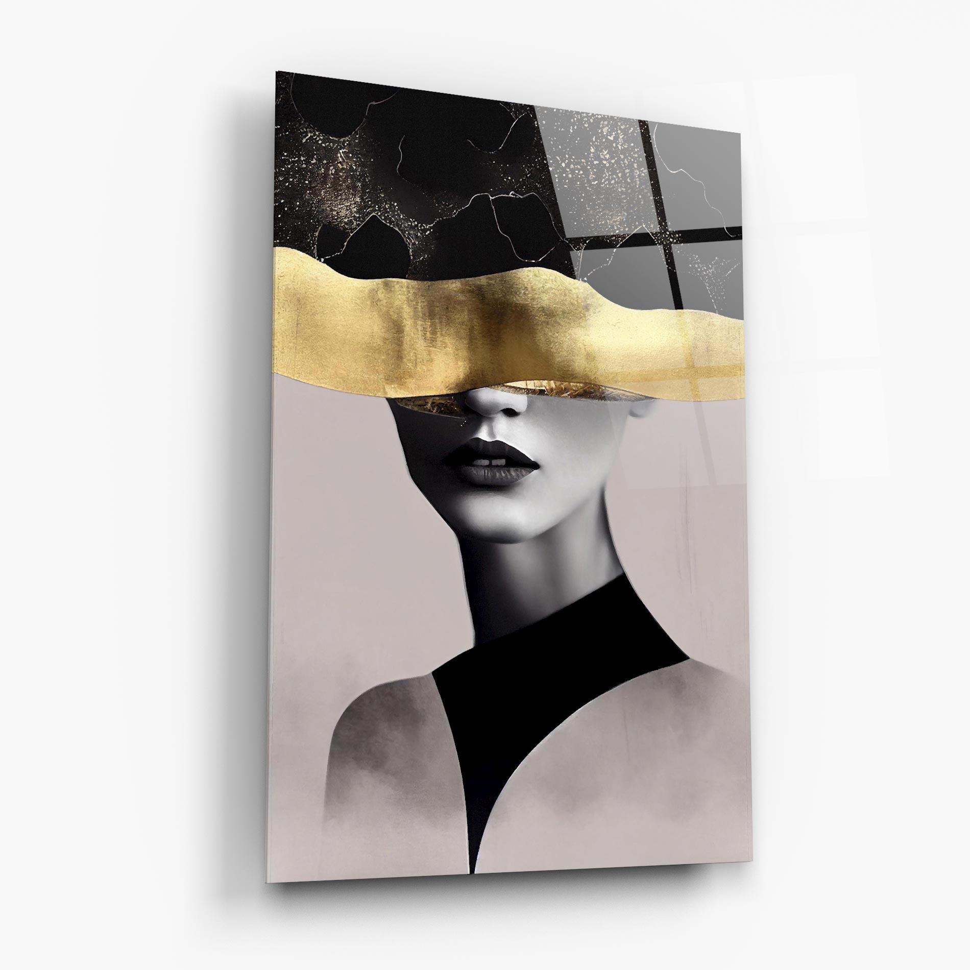 Üvegkép Grey Lips mockup 6