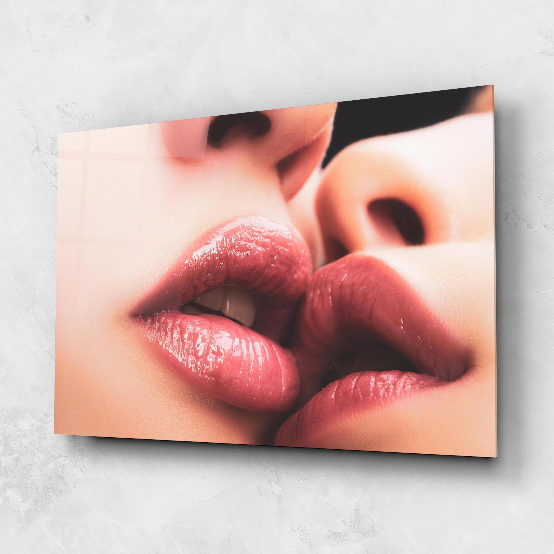Üvegkép Beautiful Lips mockup 1
