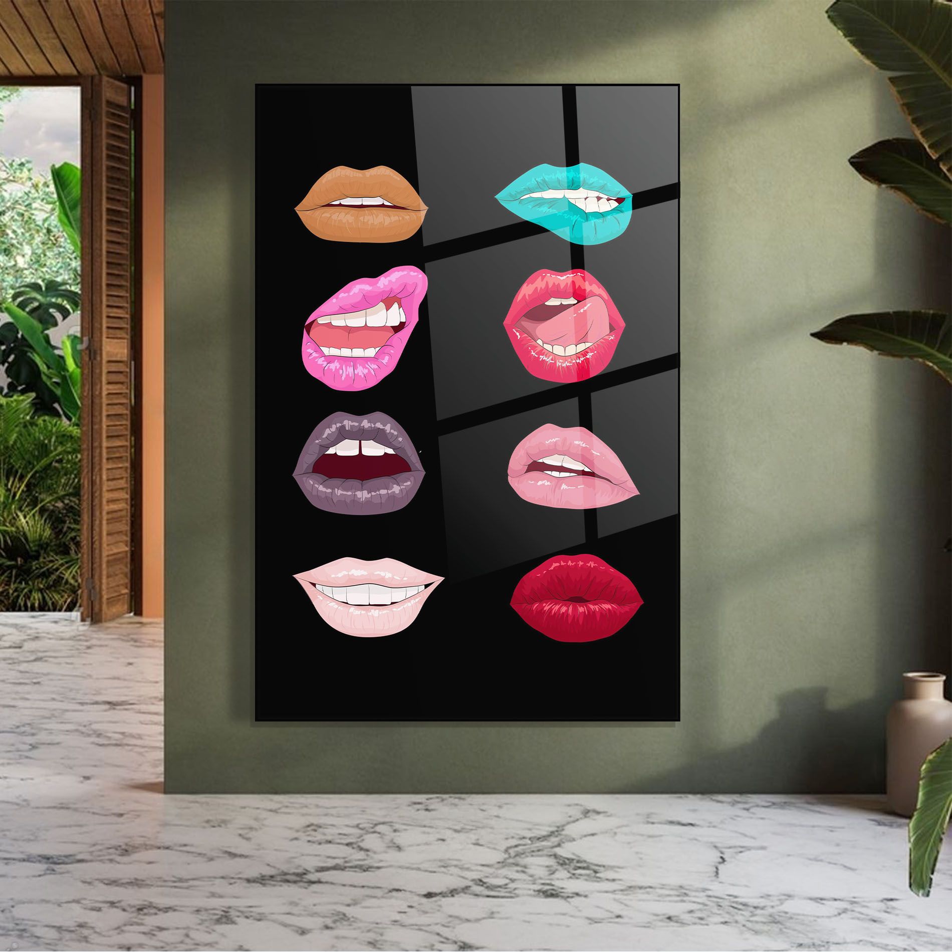Colorful Lips mockup 7
