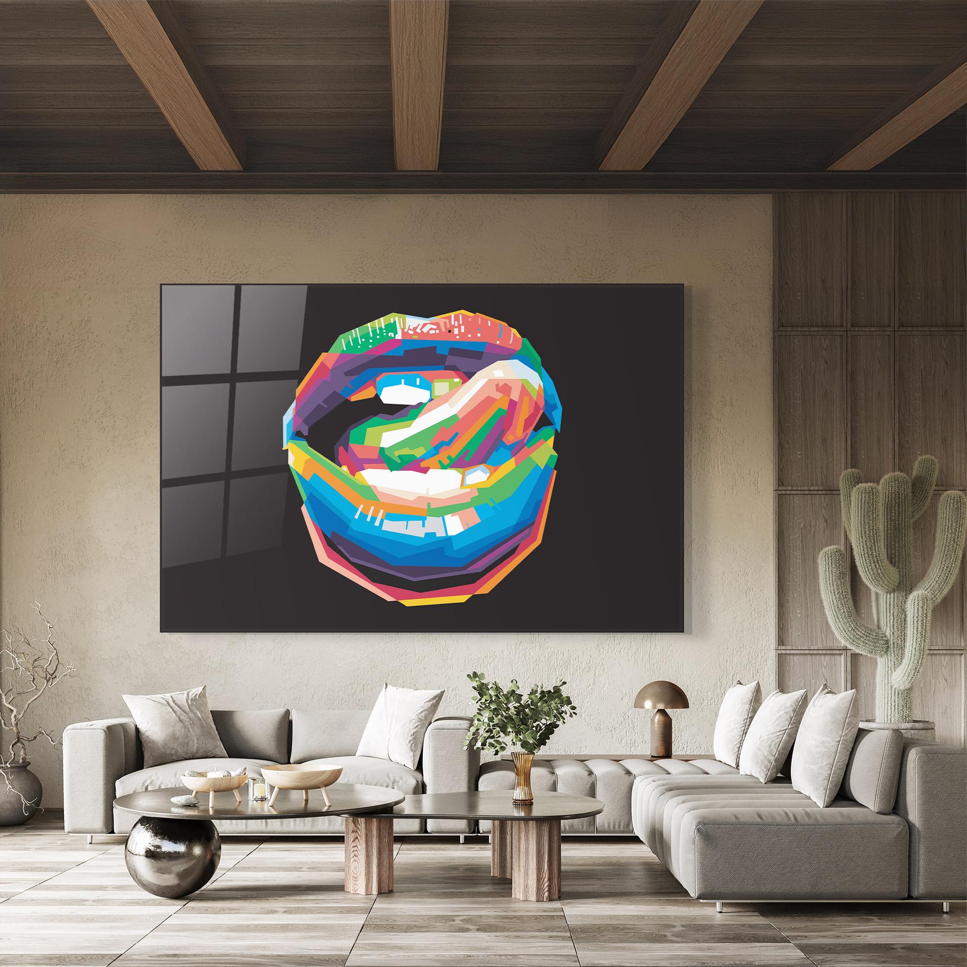 Üvegkép Lips Toungue mockup 8