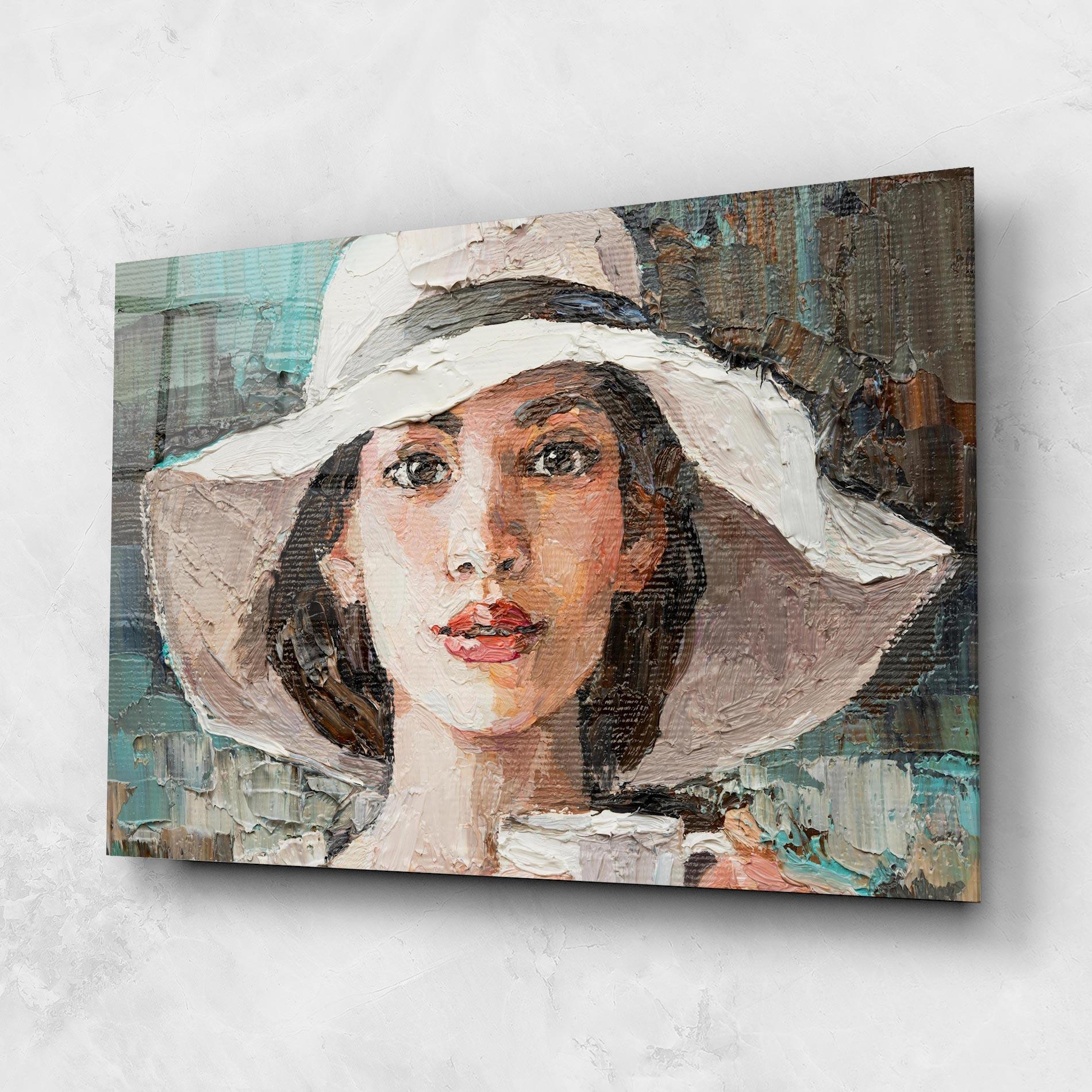 Üvegkép White Lady mockup 1
