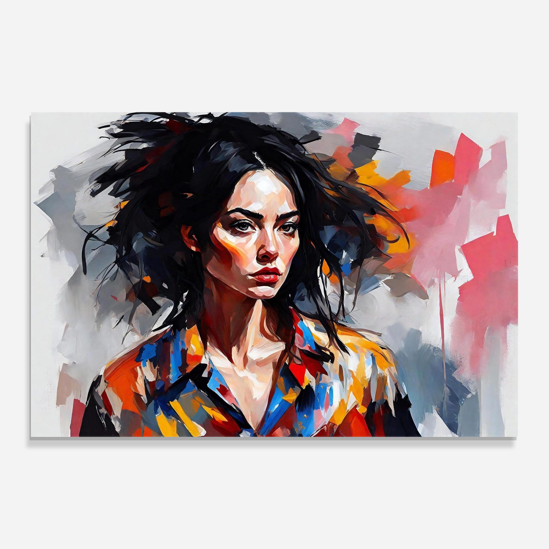 Artistic Oil Woman mockup 0
