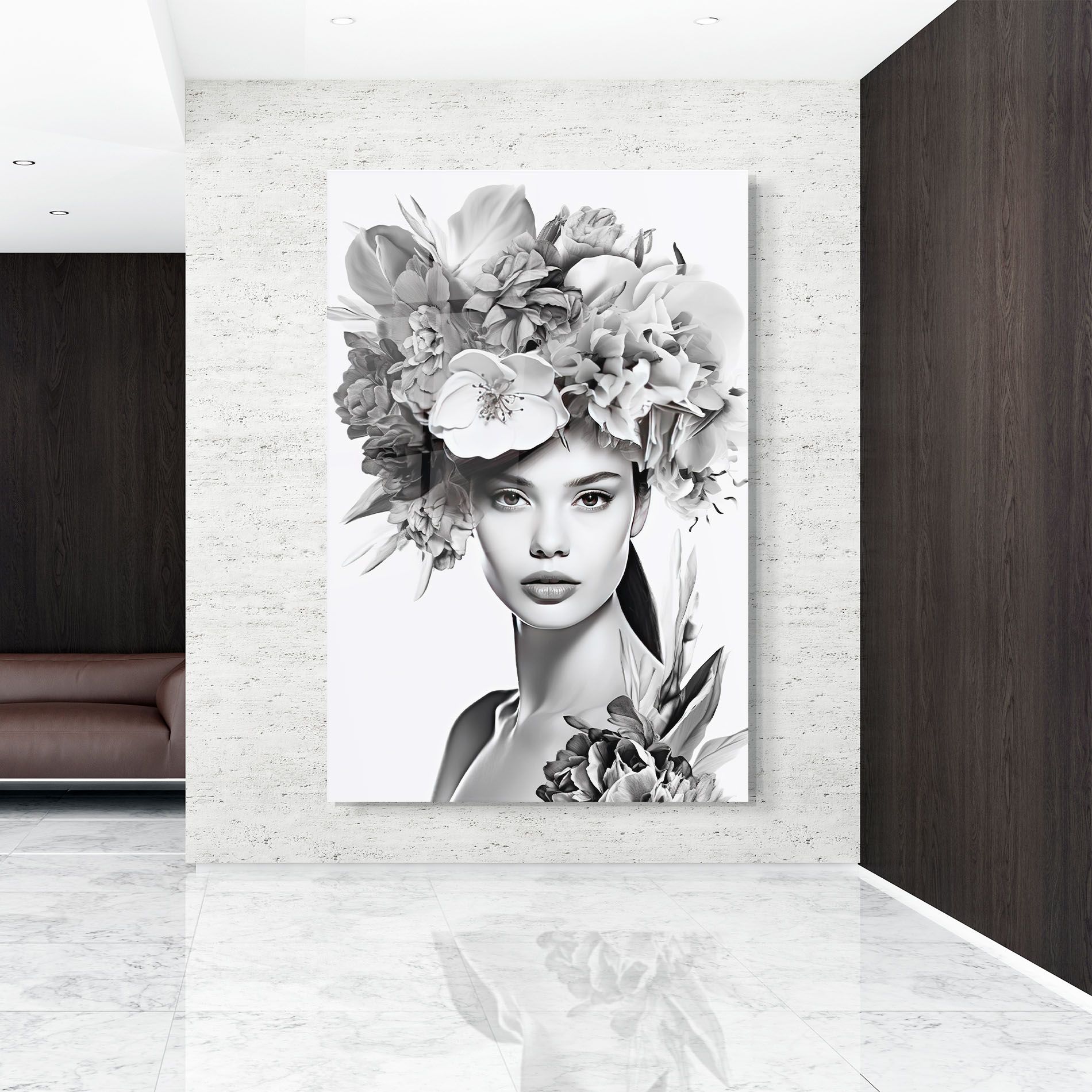 Flower Crown Woman mockup 9