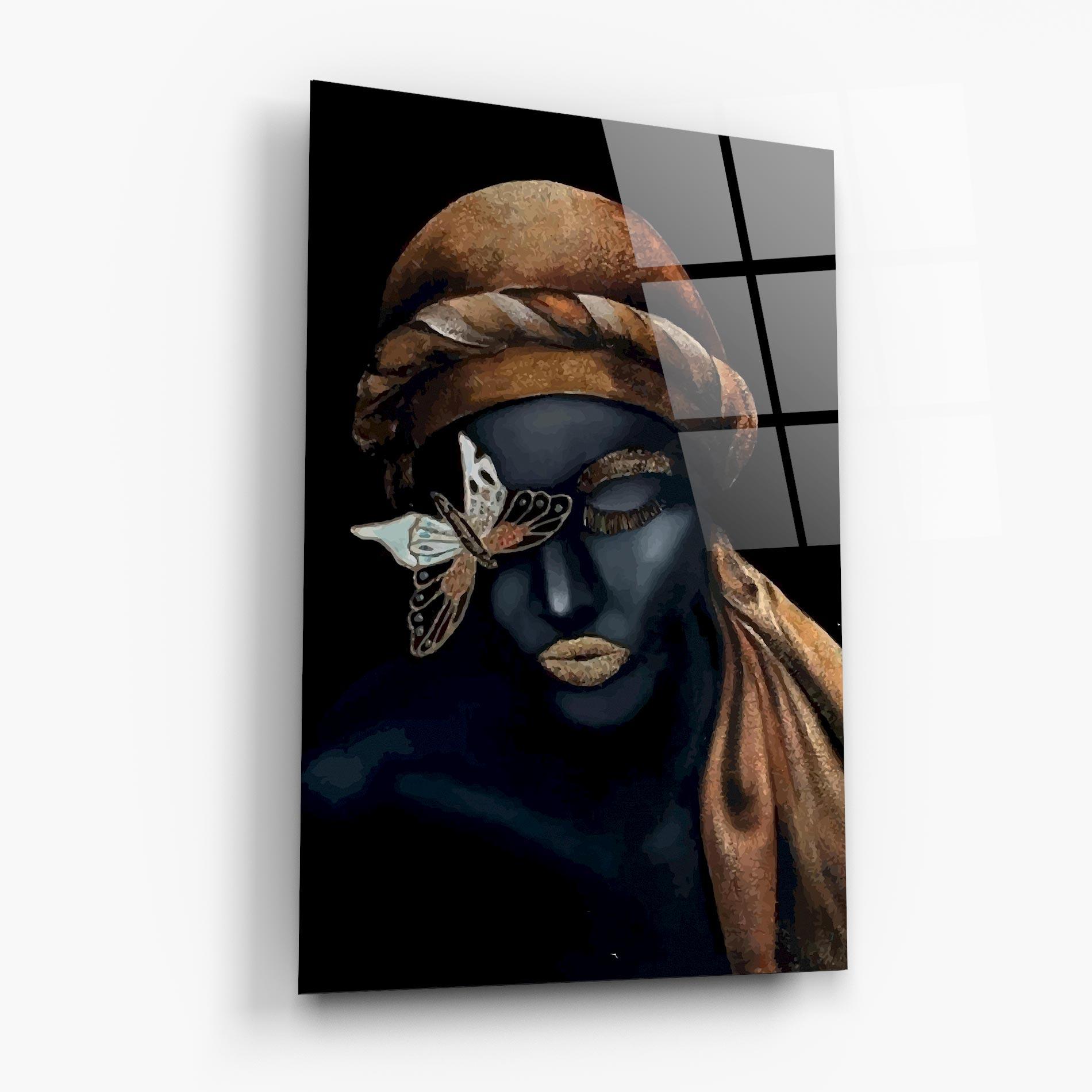 Üvegkép Butterfly Lady mockup 6