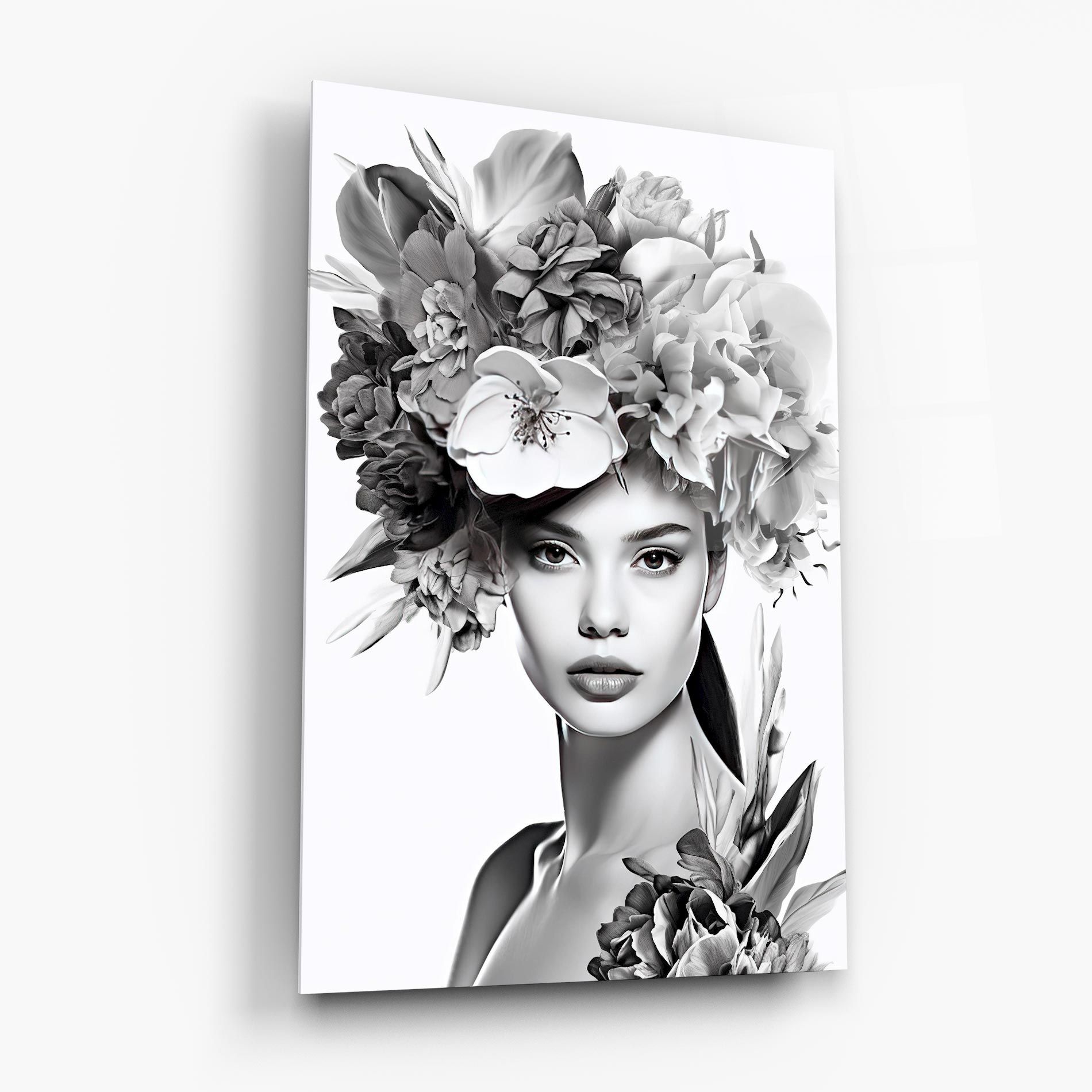 Flower Crown Woman mockup 6