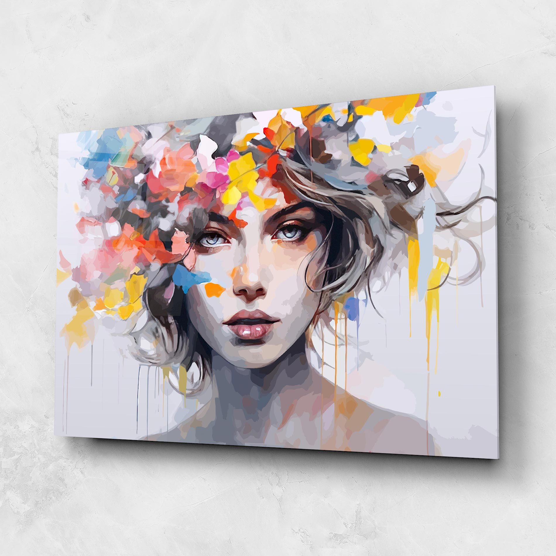 Colorful Hair Portrait mockup 1