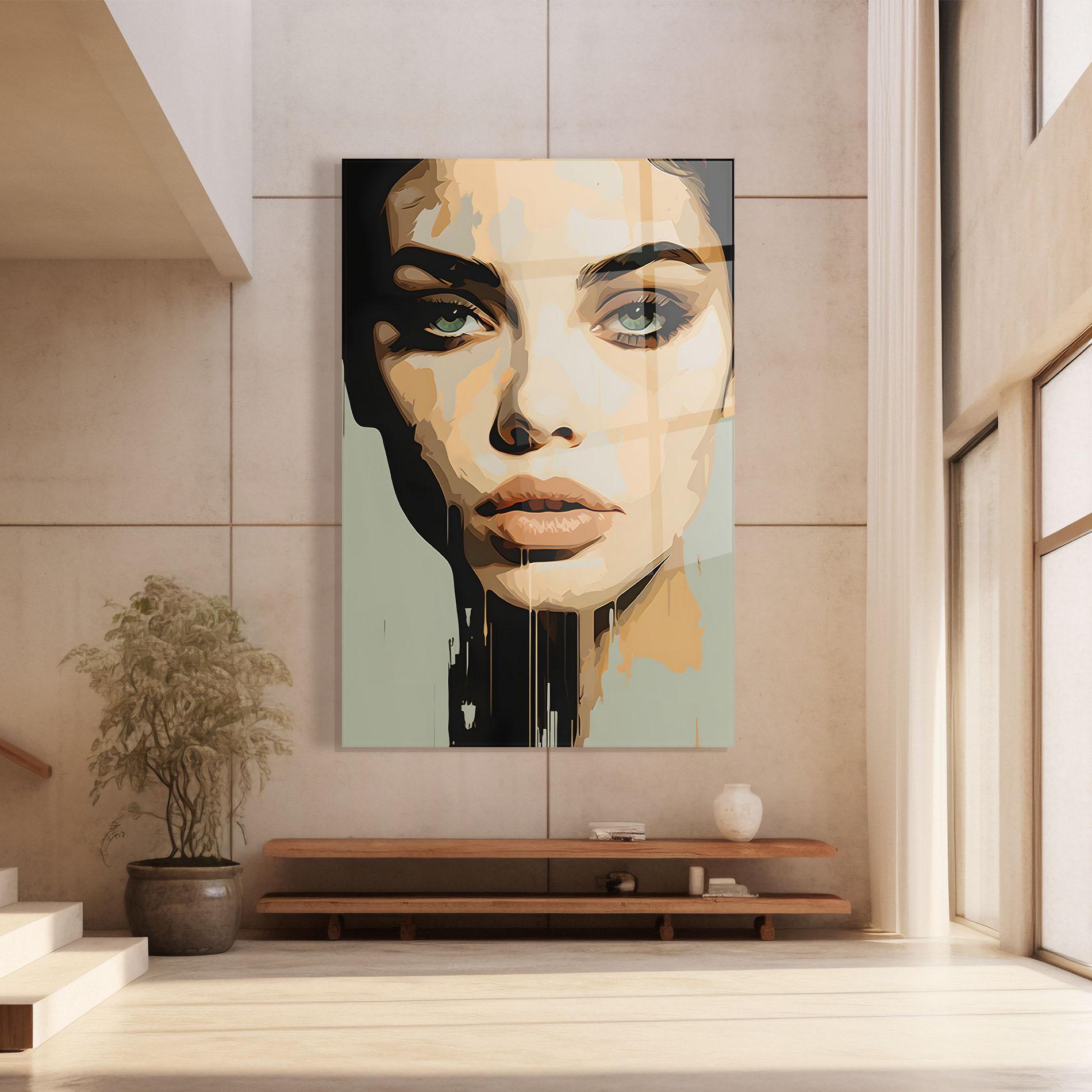 Üvegkép Apologetic Face mockup 8