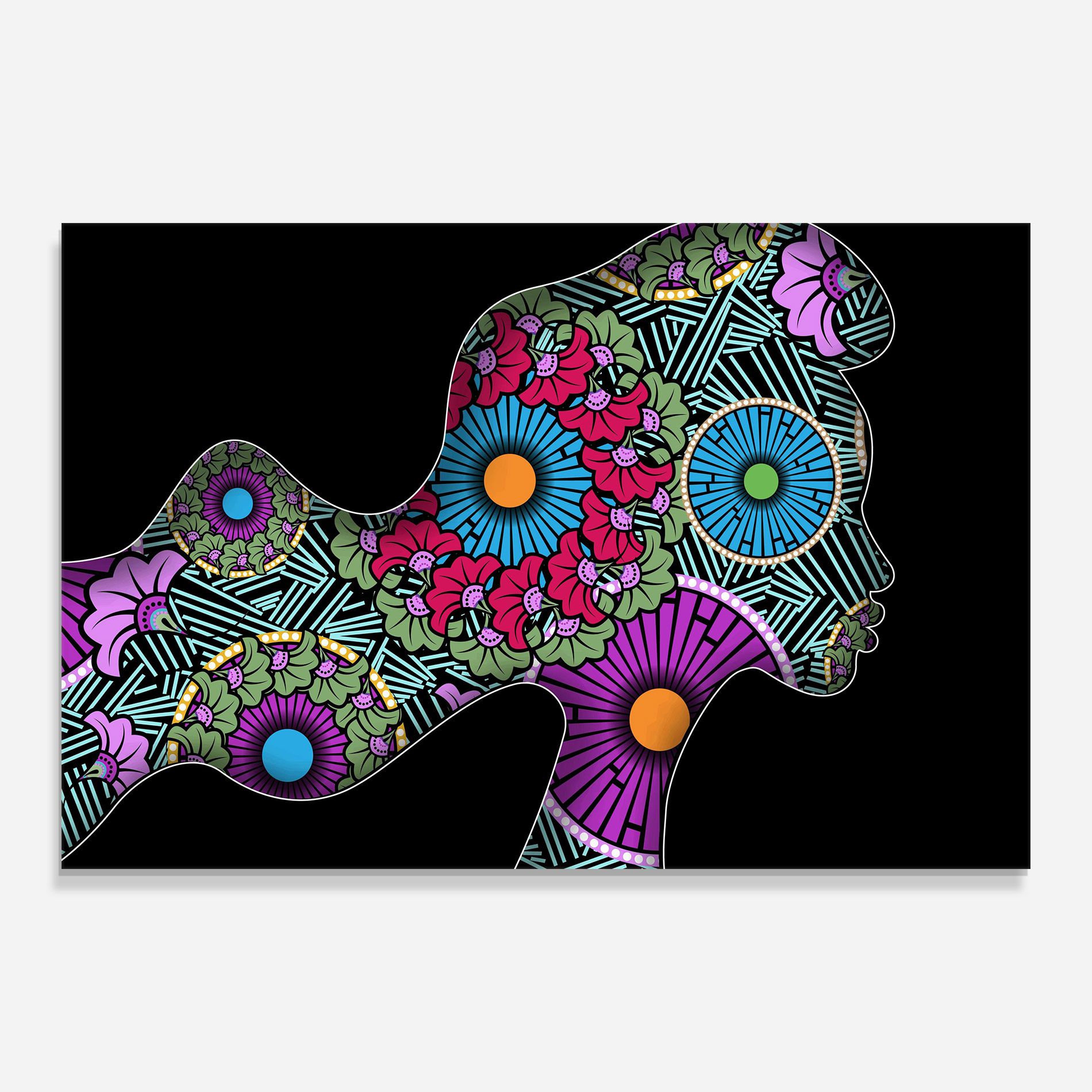 Colorful Shilouette mockup 0