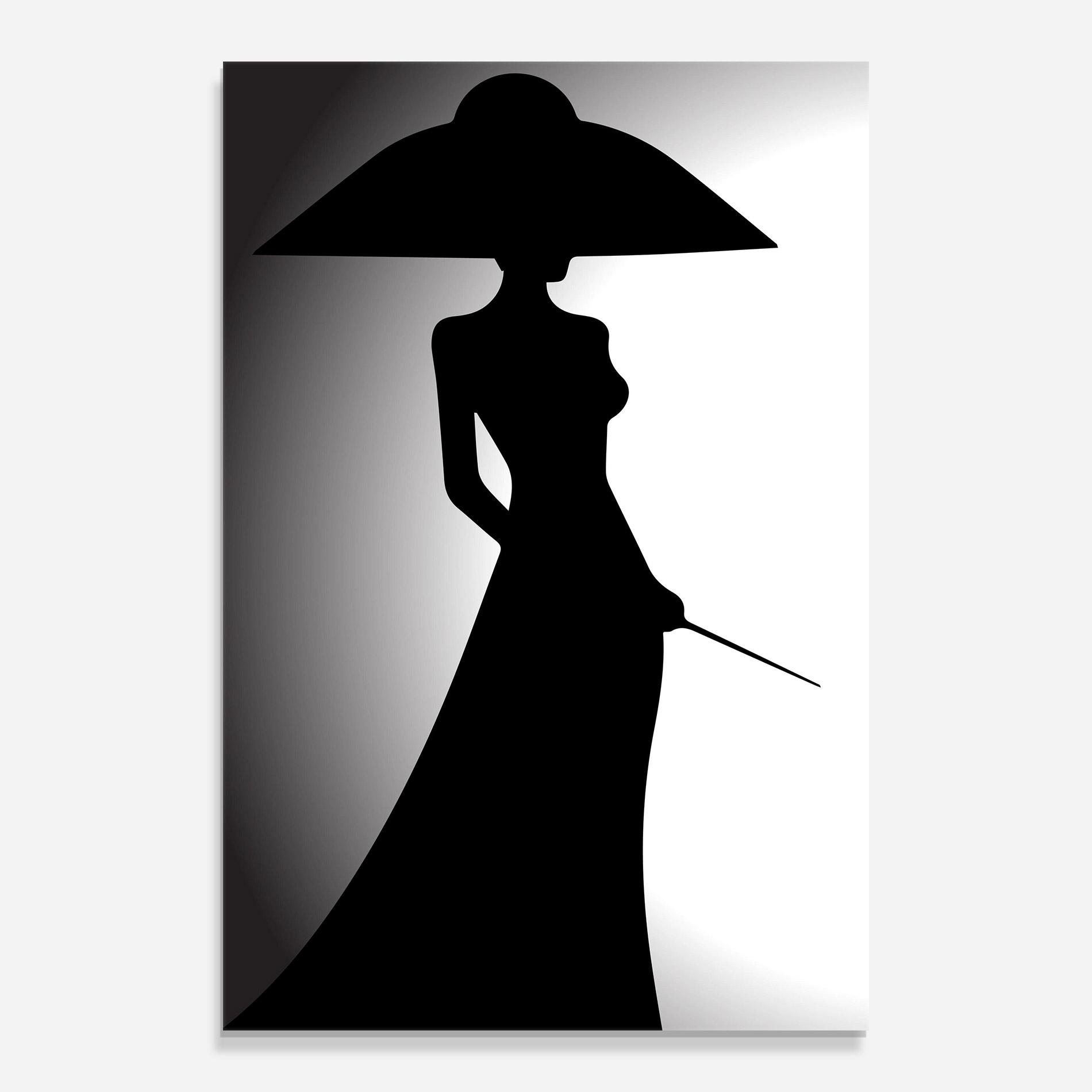 Üvegkép Big Hat Lady mockup 0