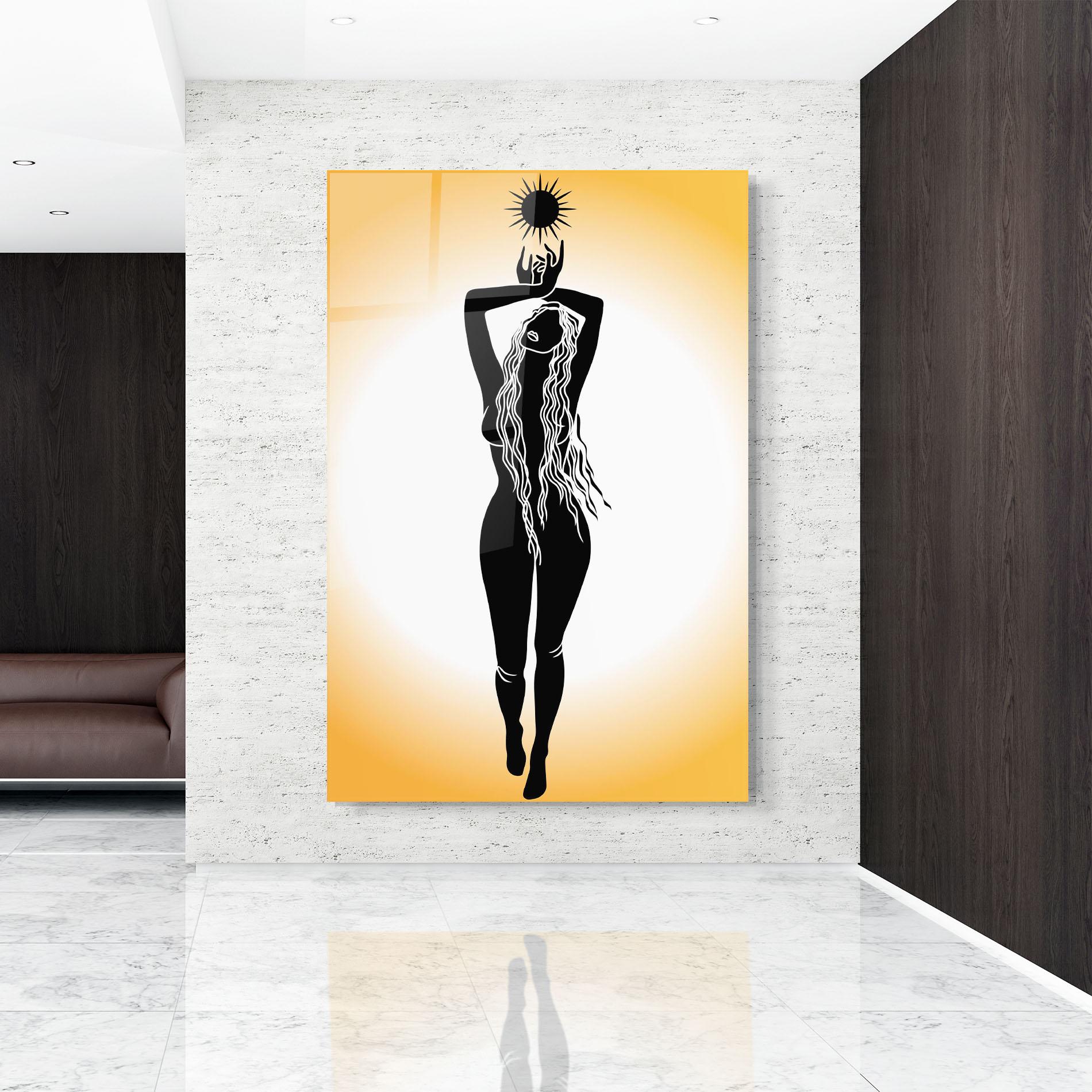 Üvegkép Mistic Woman mockup 9