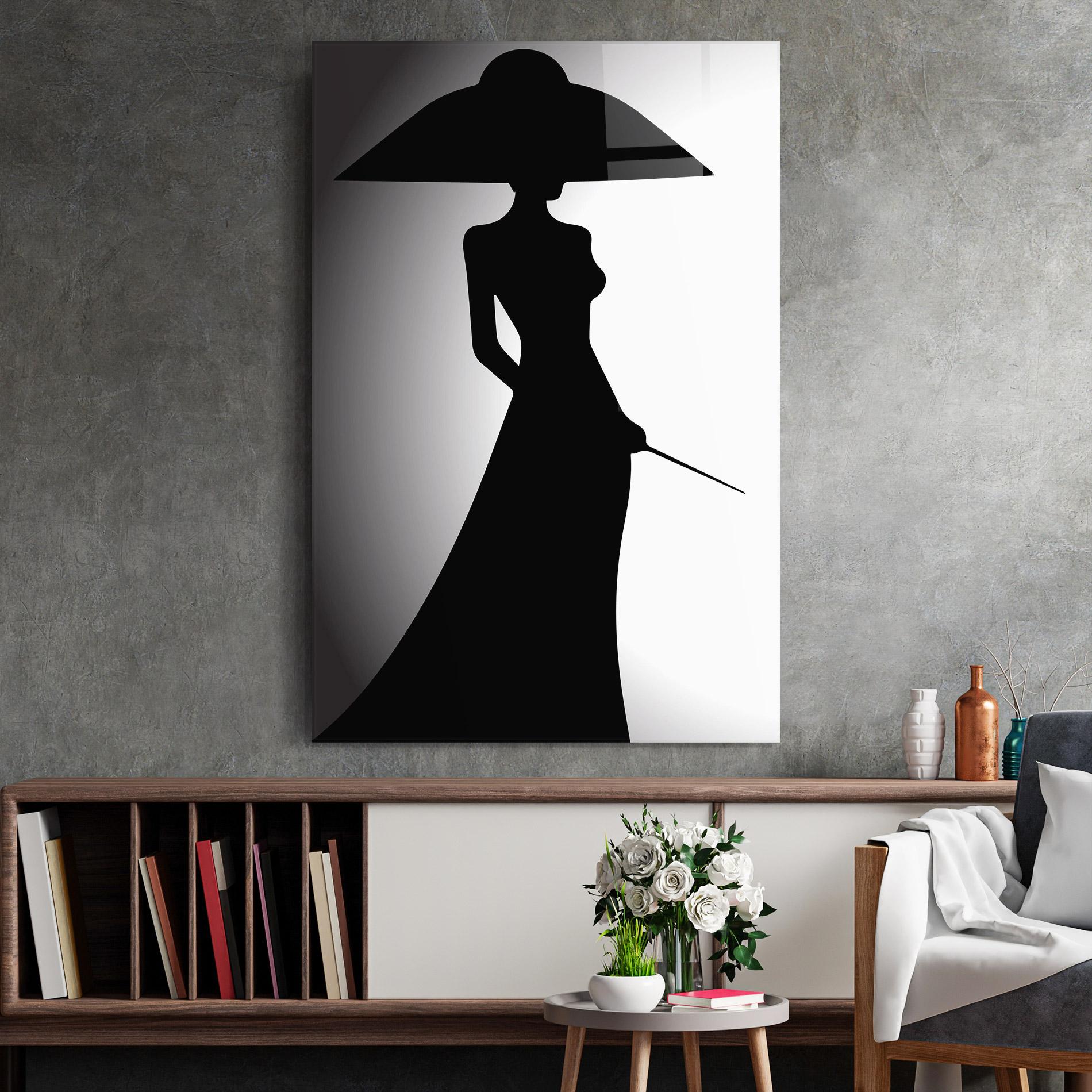 Üvegkép Big Hat Lady mockup 2