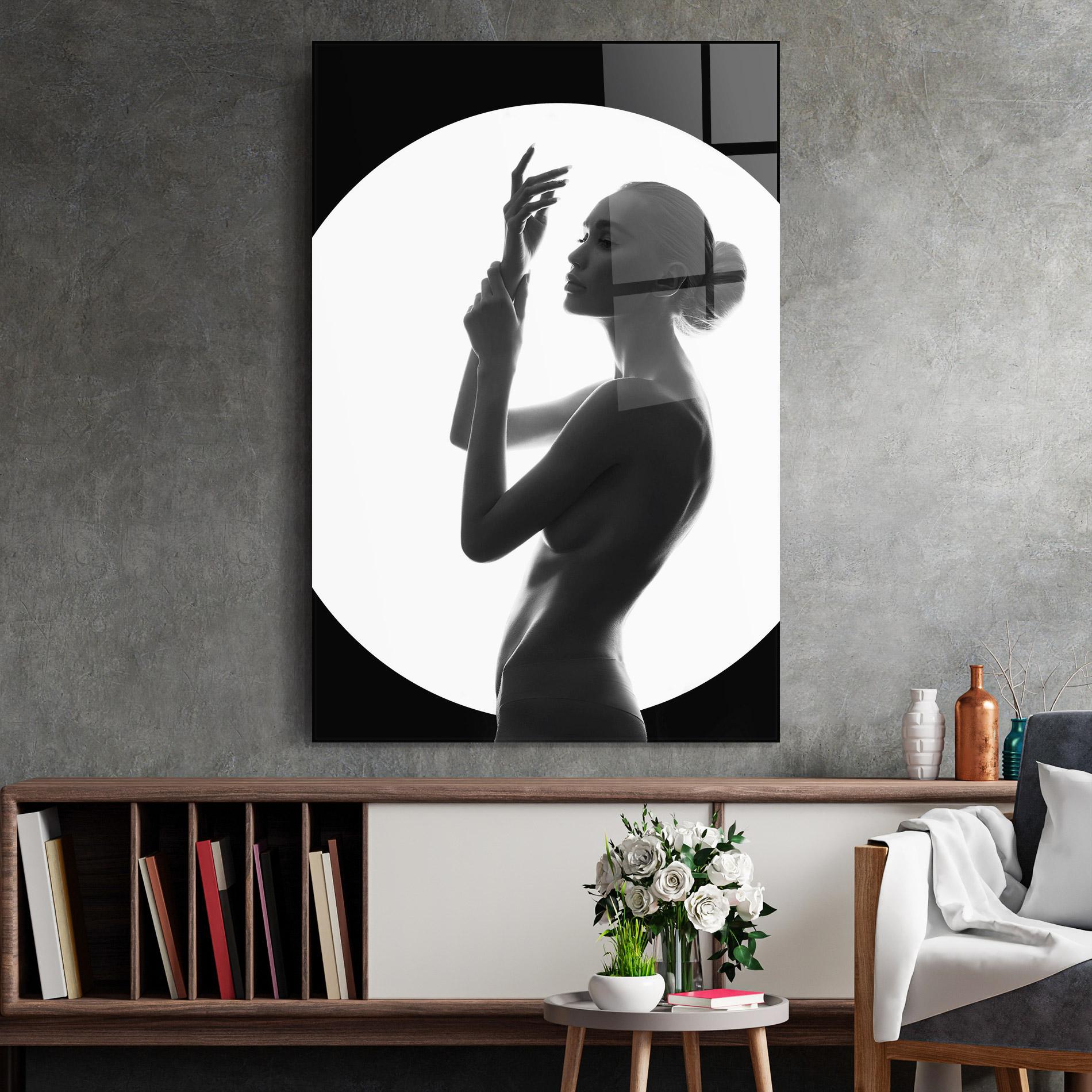 Üvegkép Body Figure mockup 2