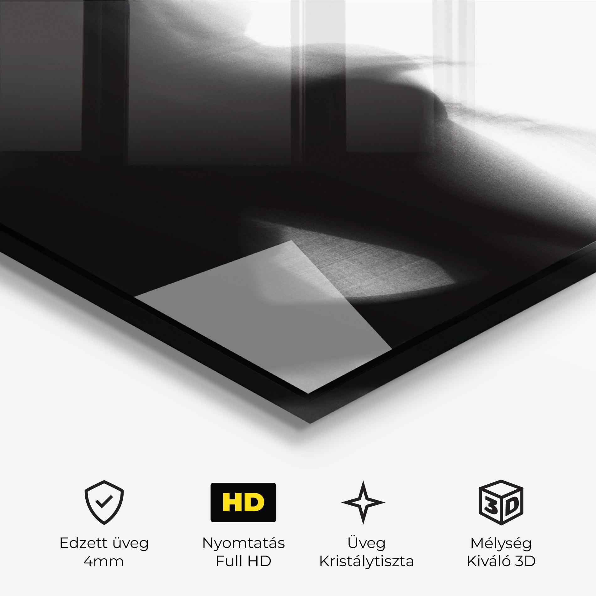 Üvegkép Blurred Girl mockup 3